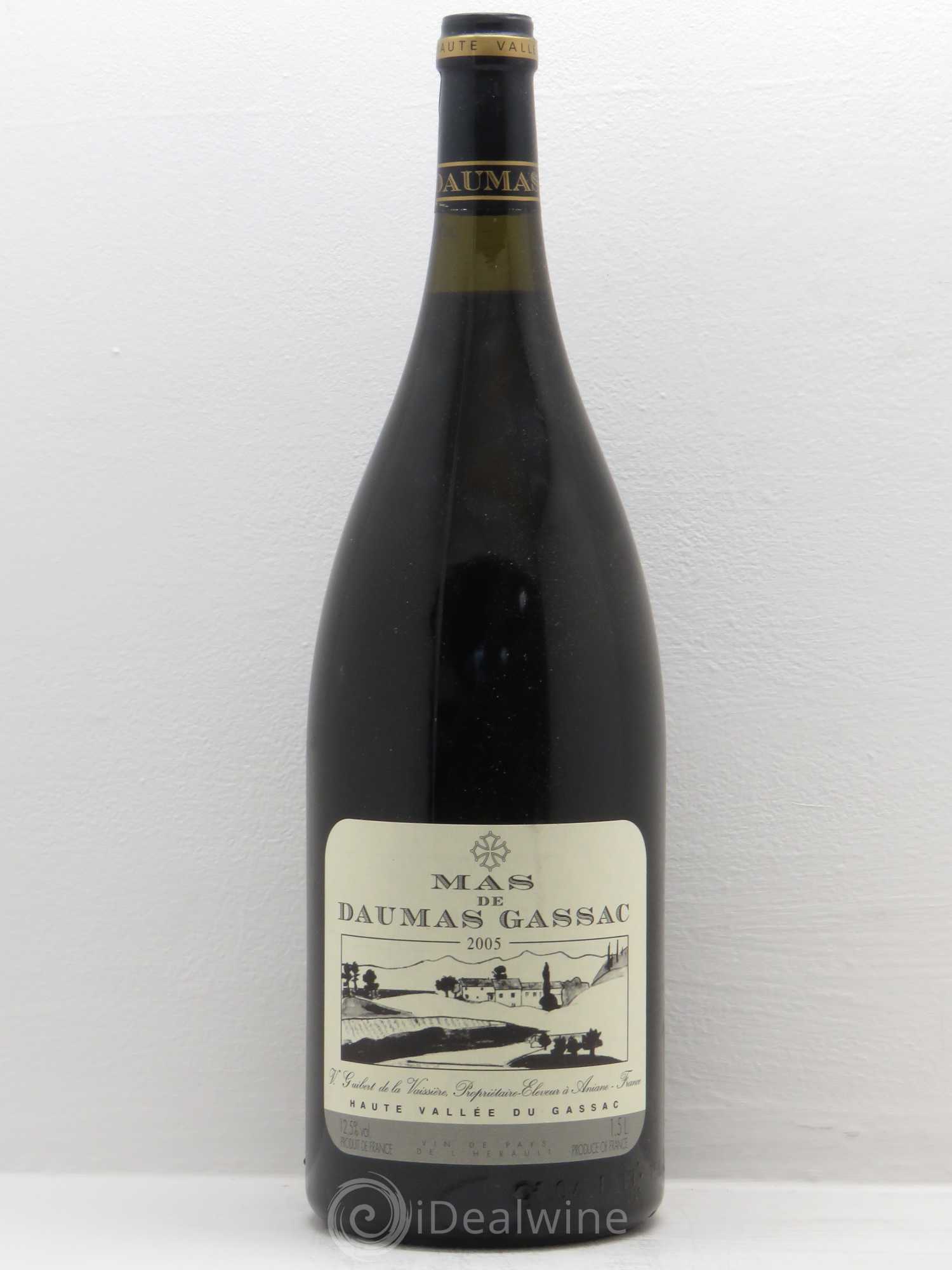 Saint-Guilhem-le-Désert - Cité d'Aniane Mas Daumas Gassac Famille Guibert de La Vaissière 2005 - Lot de 1 magnum - 0