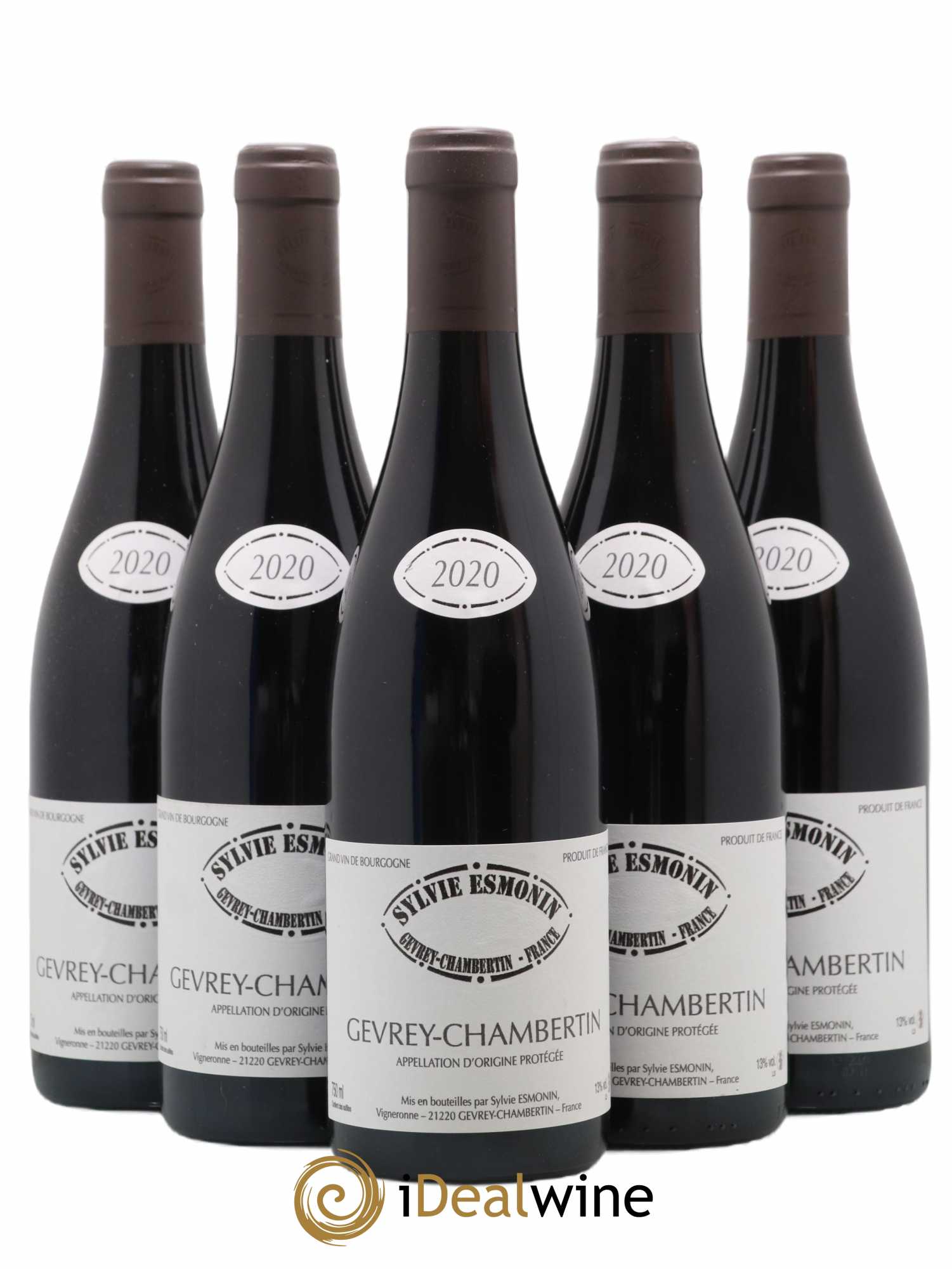 Gevrey-Chambertin Sylvie Esmonin 2020 - Lot de 5 bouteilles - 0