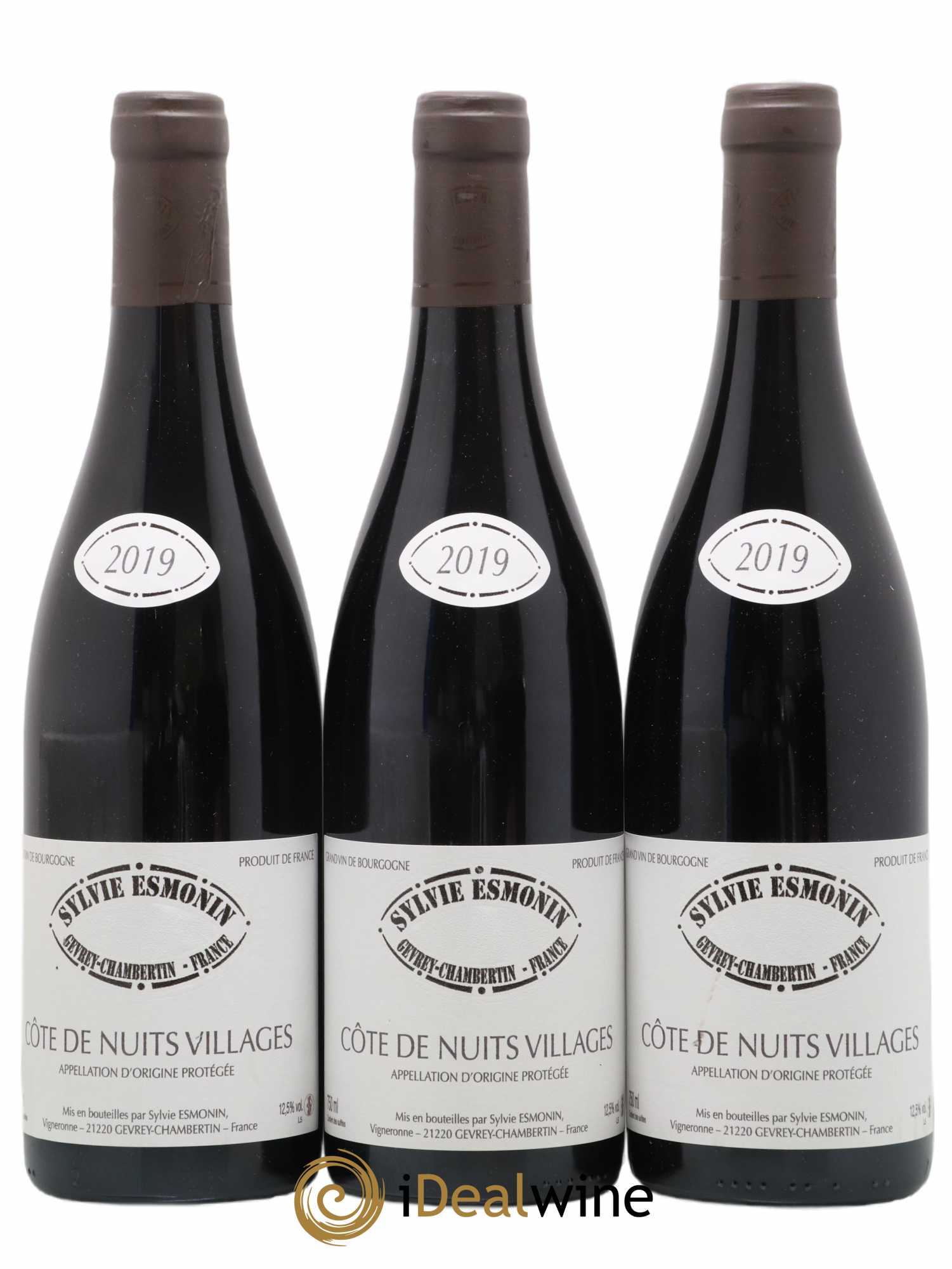 Côte de Nuits-Villages Sylvie Esmonin 2019 - Lot de 3 bouteilles - 0