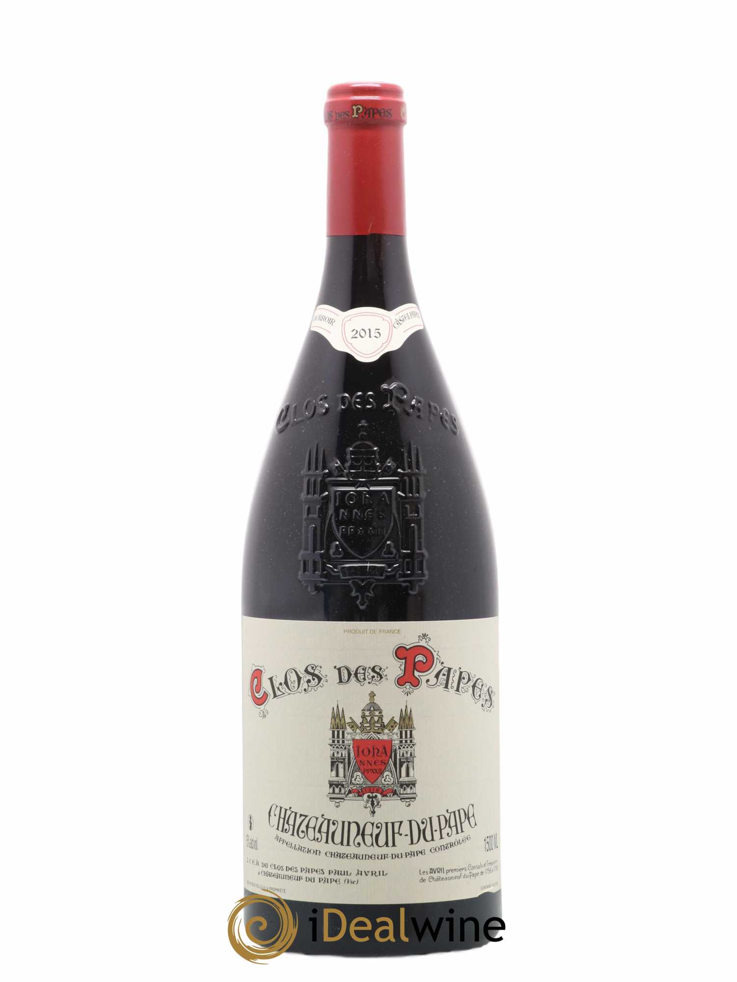 Châteauneuf-du-Pape Clos des Papes - Paul Avril 2015 - Lot de 1 magnum - 0