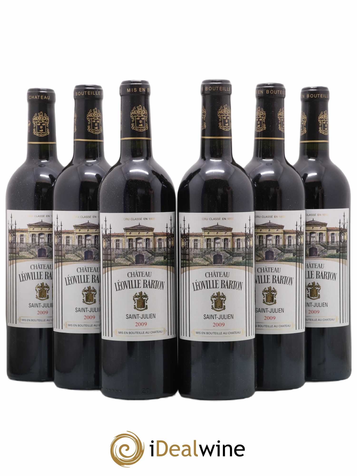 Château Léoville Barton 2ème Grand Cru Classé 2009 - Lot de 6 bouteilles - 0