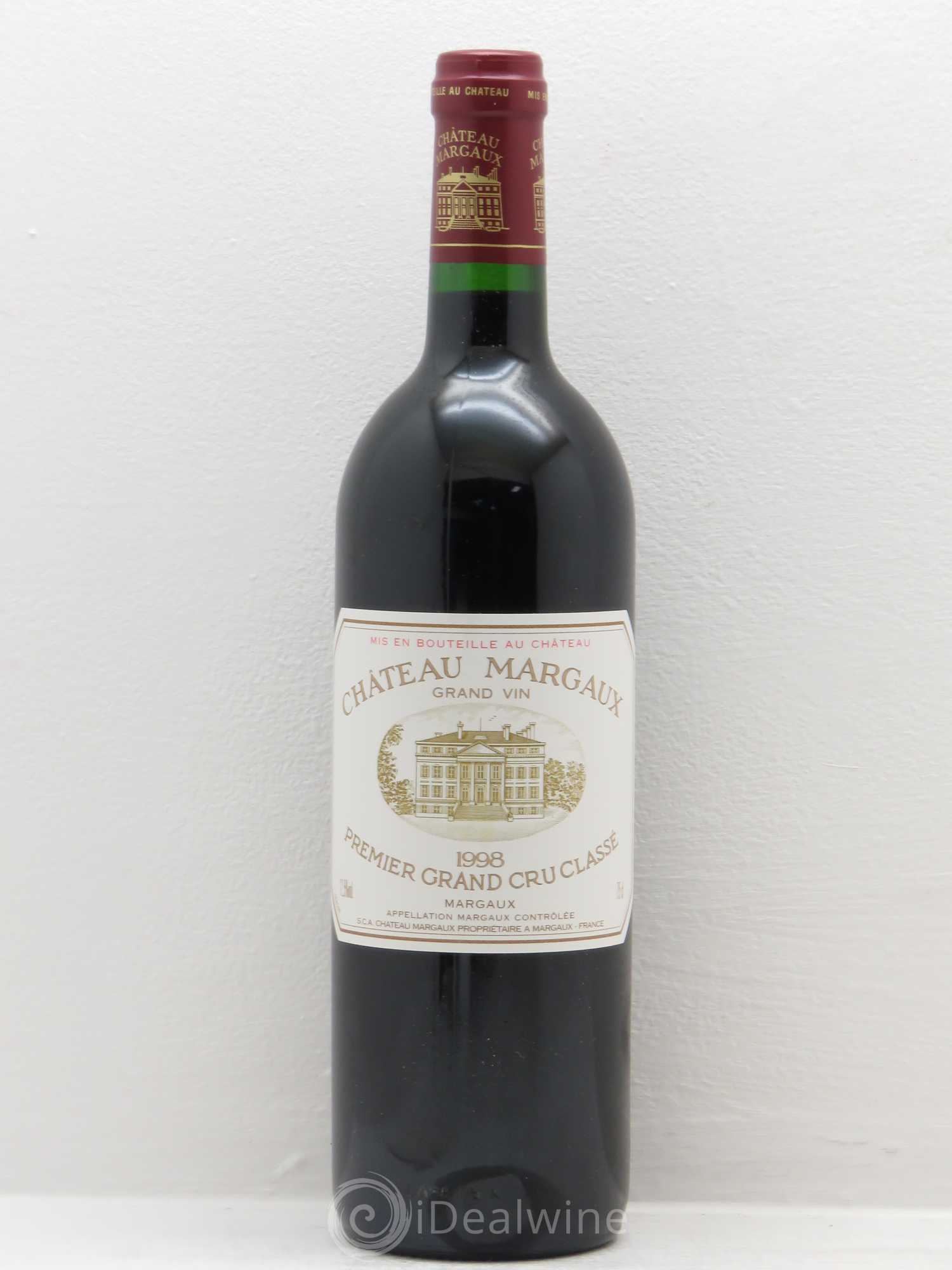 Château Margaux 1er Grand Cru Classé 1998 - Lot de 1 bouteille - 0