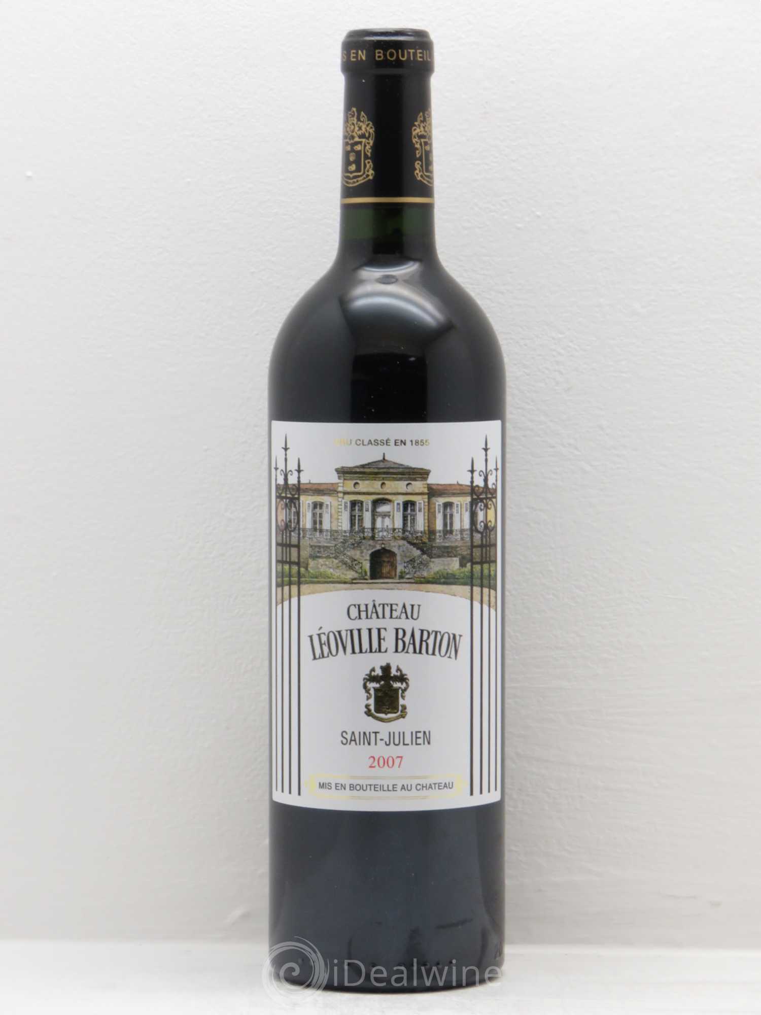 Château Léoville Barton 2ème Grand Cru Classé 2007 - Lot de 12 bouteilles - 0