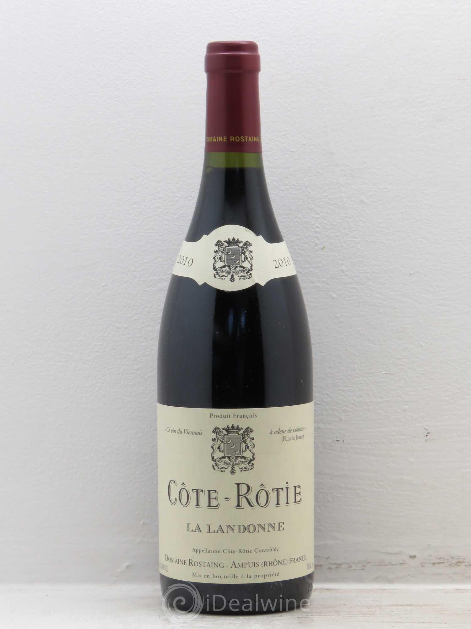 Côte-Rôtie La Landonne René Rostaing 2010 - Lot de 1 bouteille - 0