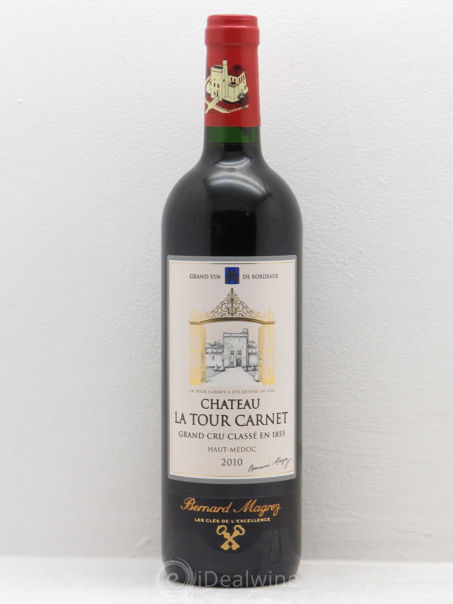 Château la Tour Carnet 4ème Grand Cru Classé 2010 - Lot de 6 bouteilles - 0