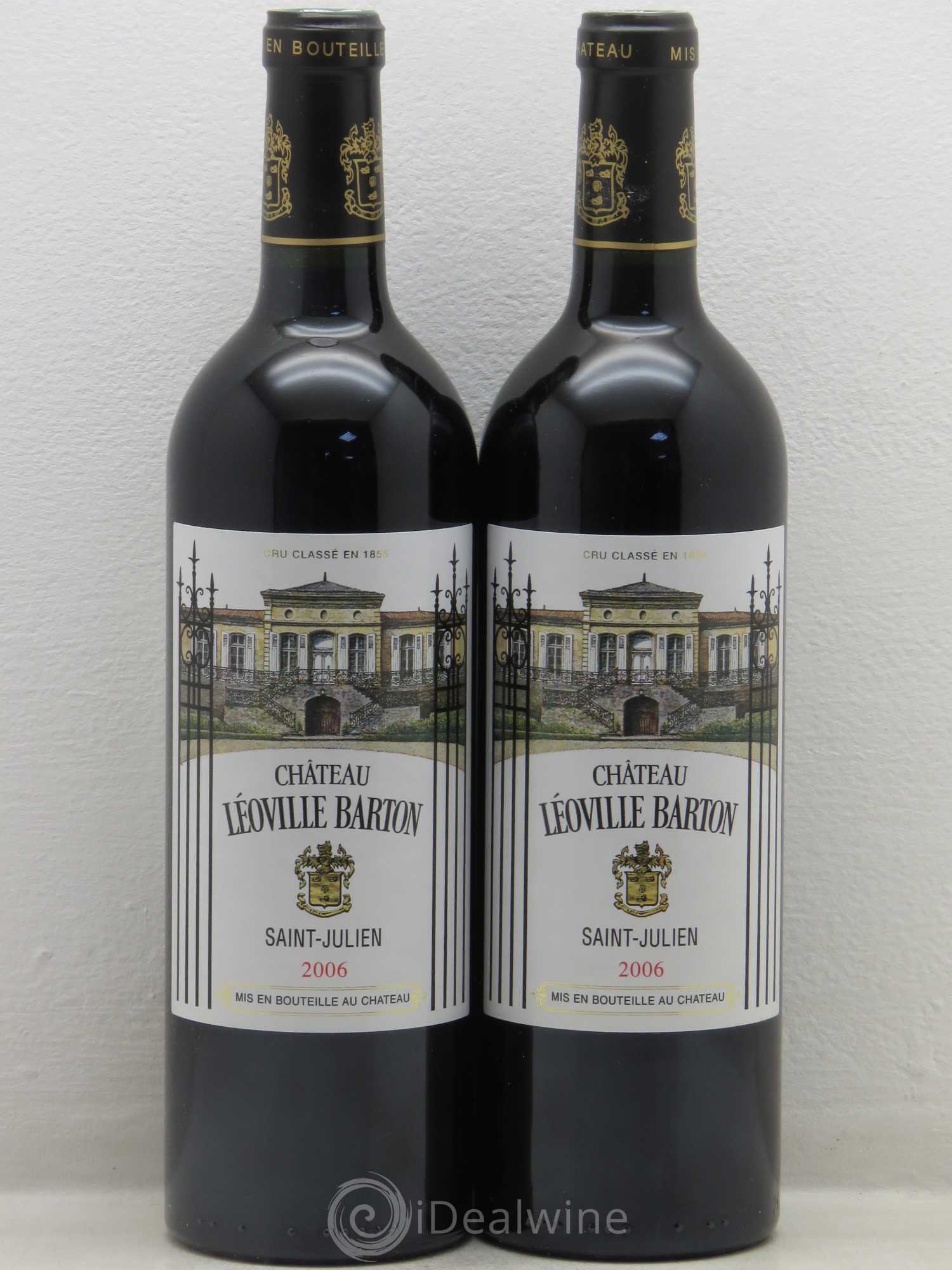 Château Léoville Barton 2ème Grand Cru Classé 2006 - Lot de 2 bouteilles - 0