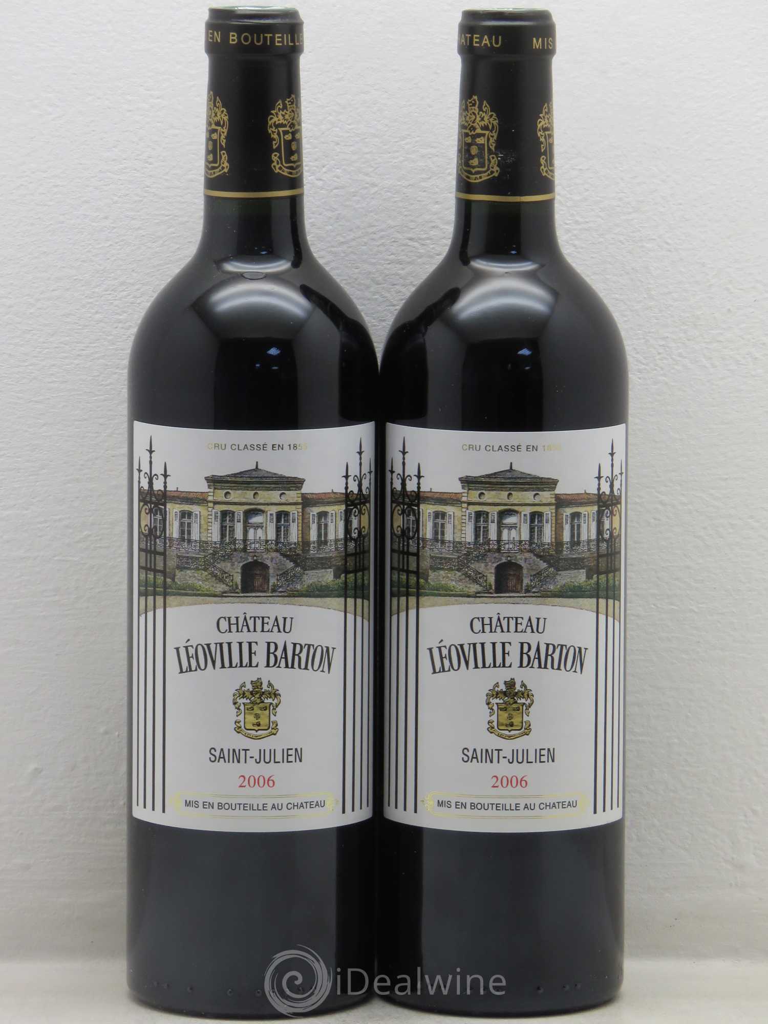 Château Léoville Barton 2ème Grand Cru Classé 2006 - Lot de 2 bouteilles - 0