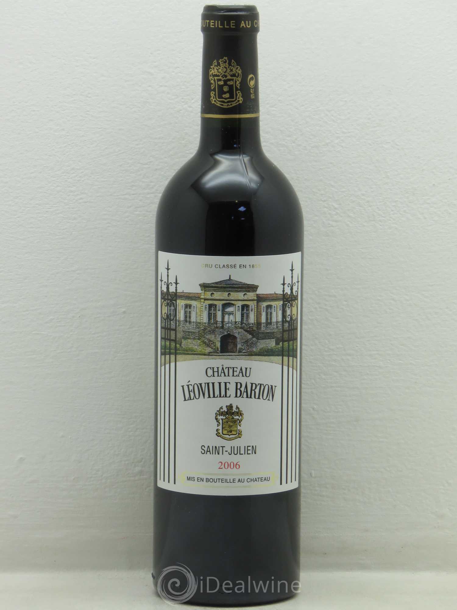 Château Léoville Barton 2ème Grand Cru Classé 2006 - Lot de 1 bouteille - 0