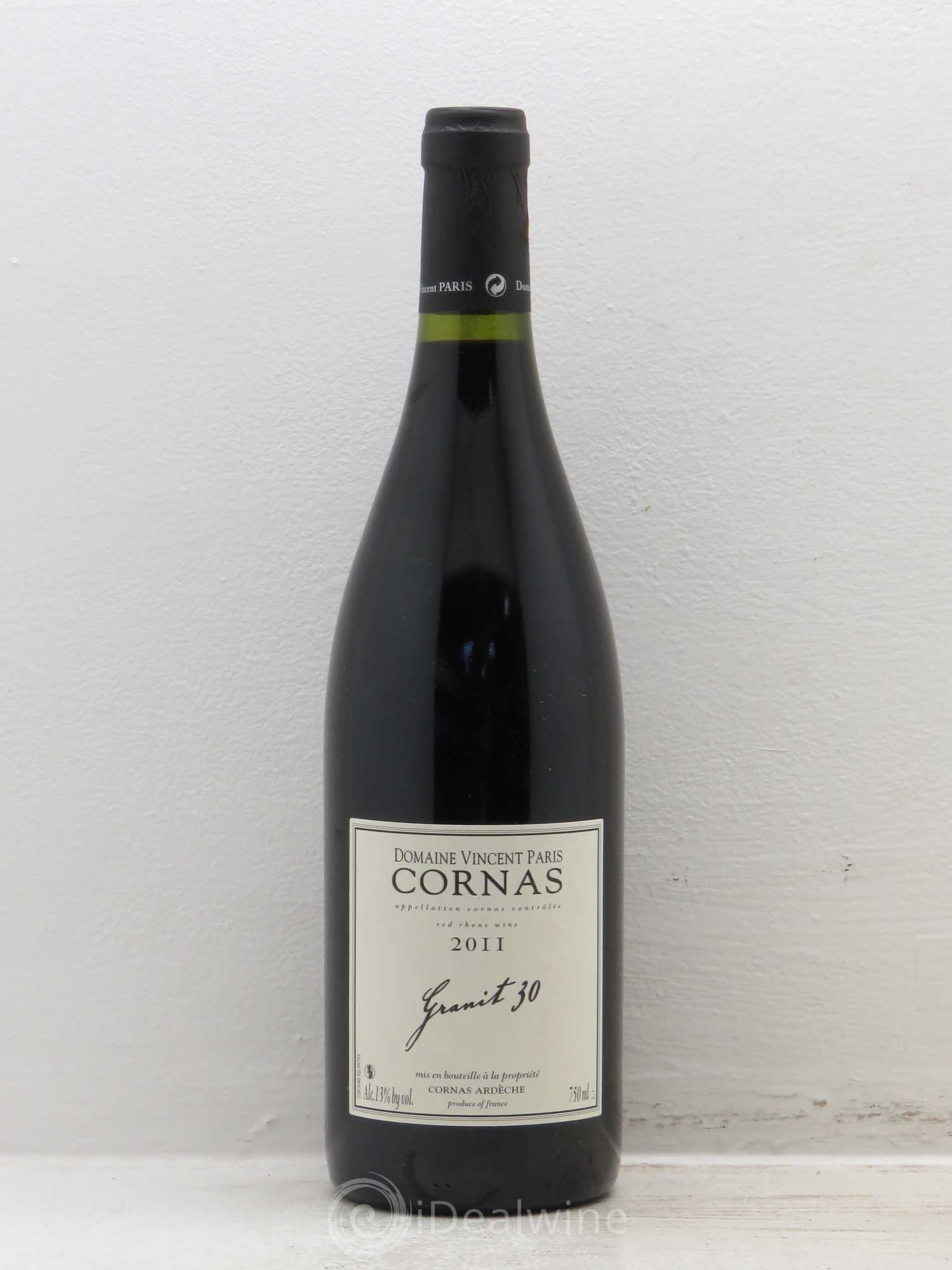 Cornas Granit 30 Vincent Paris 2011 - Lot de 1 bouteille - 0