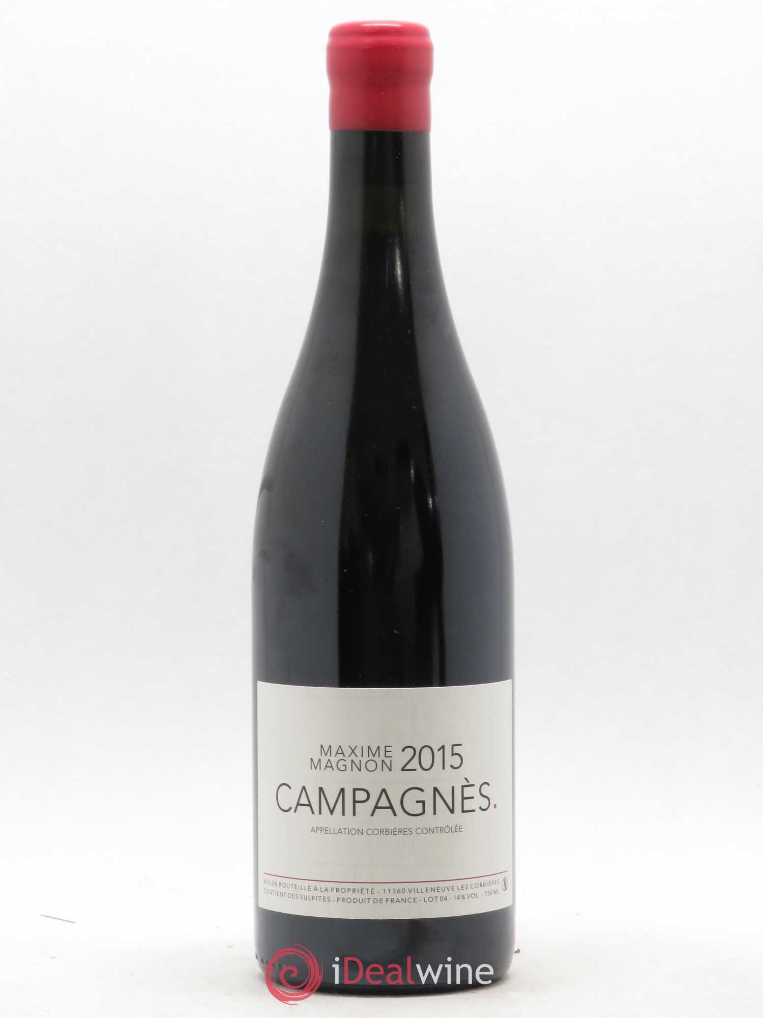 Corbières Campagnès Domaine Maxime Magnon 2015 - Posten von 1 Flasche - 0
