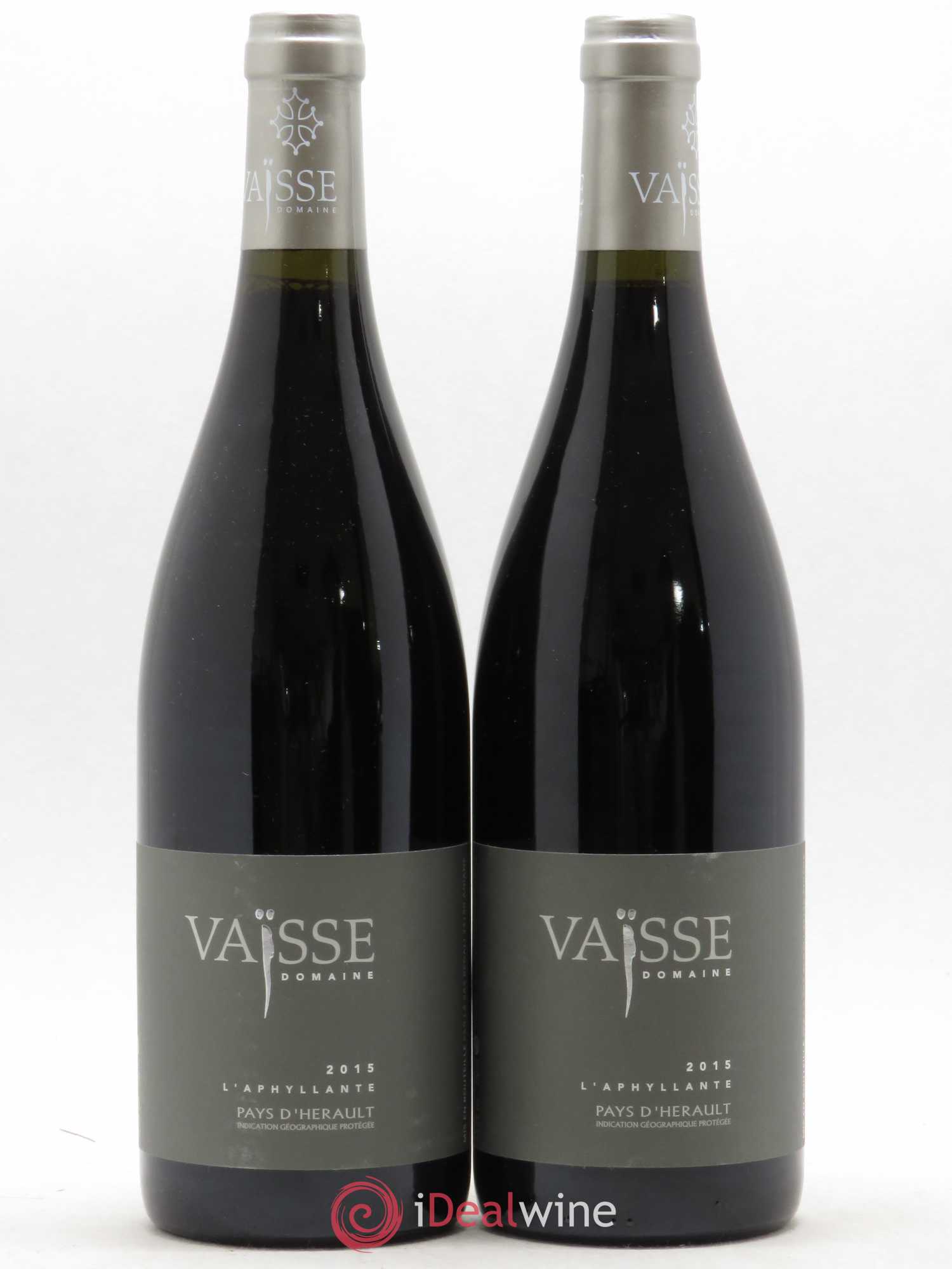 Pays d'Hérault L'Aphyllante Vaisse (Domaine) 2015 - Lot de 2 bouteilles - 0