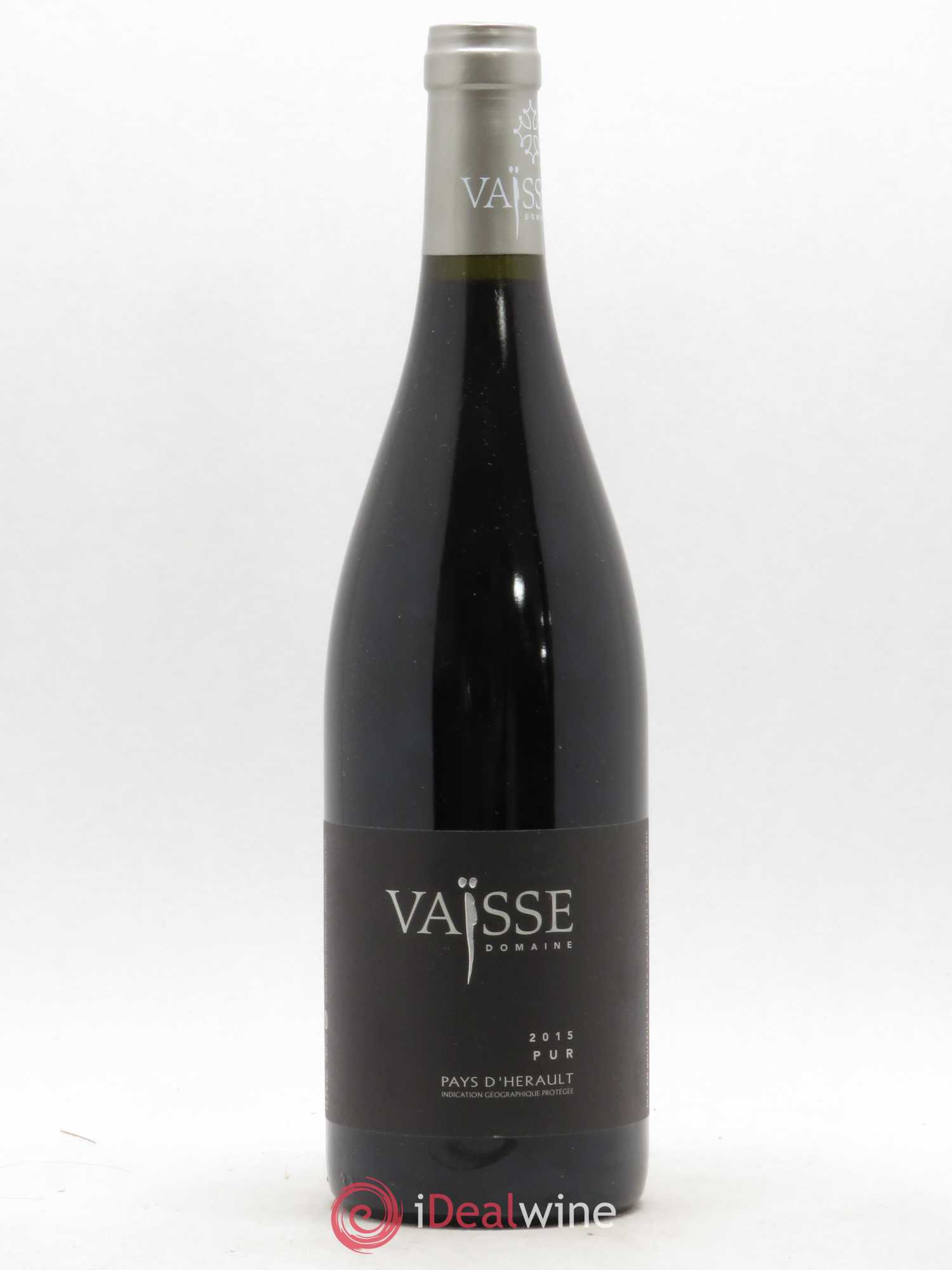 Pays d'Hérault Pur Domaine Pierre Vaisse 2015 - Posten von 1 Flasche - 0