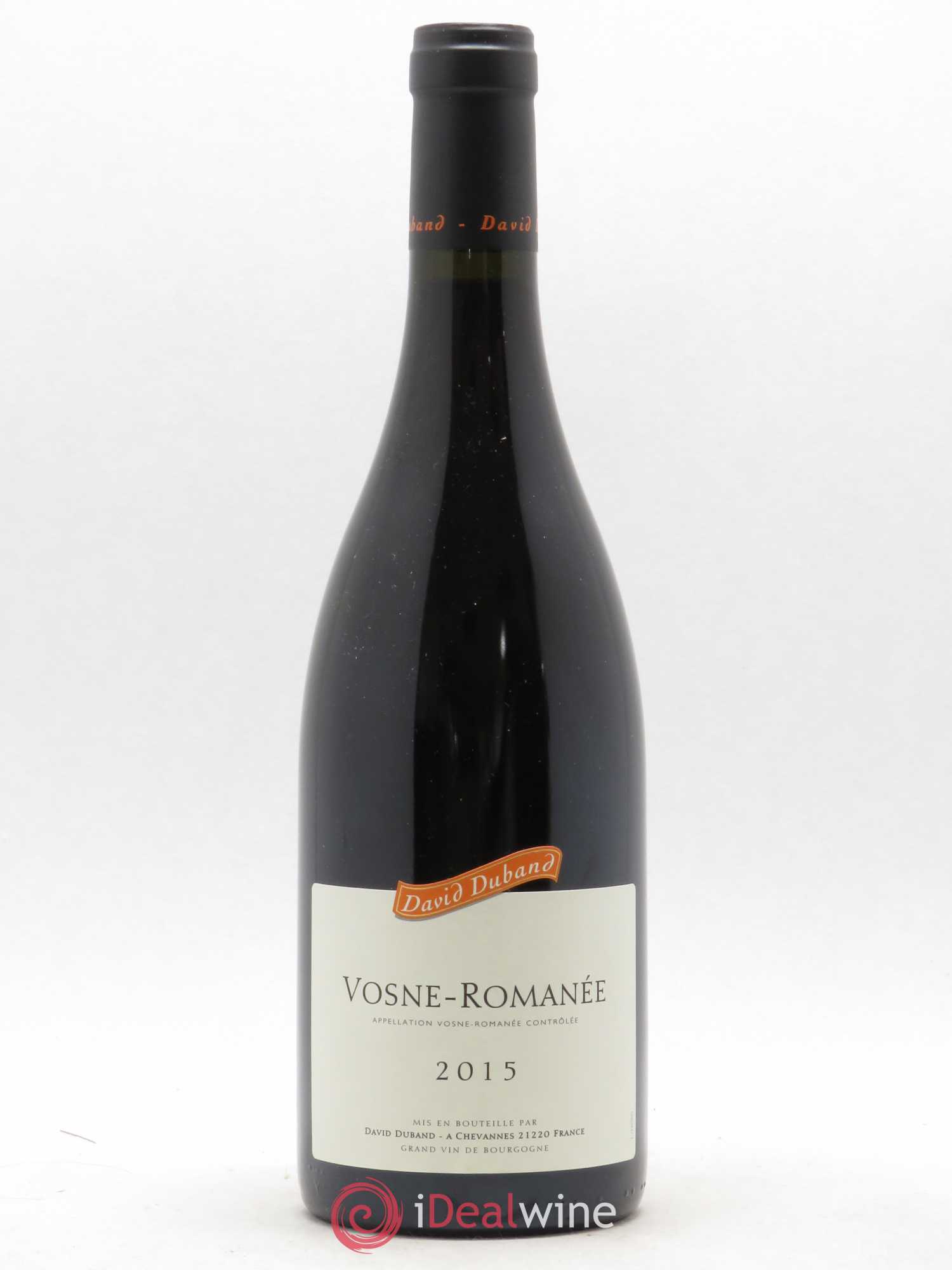 Vosne-Romanée David Duband (Domaine) 2015 - Lot de 1 bouteille - 0