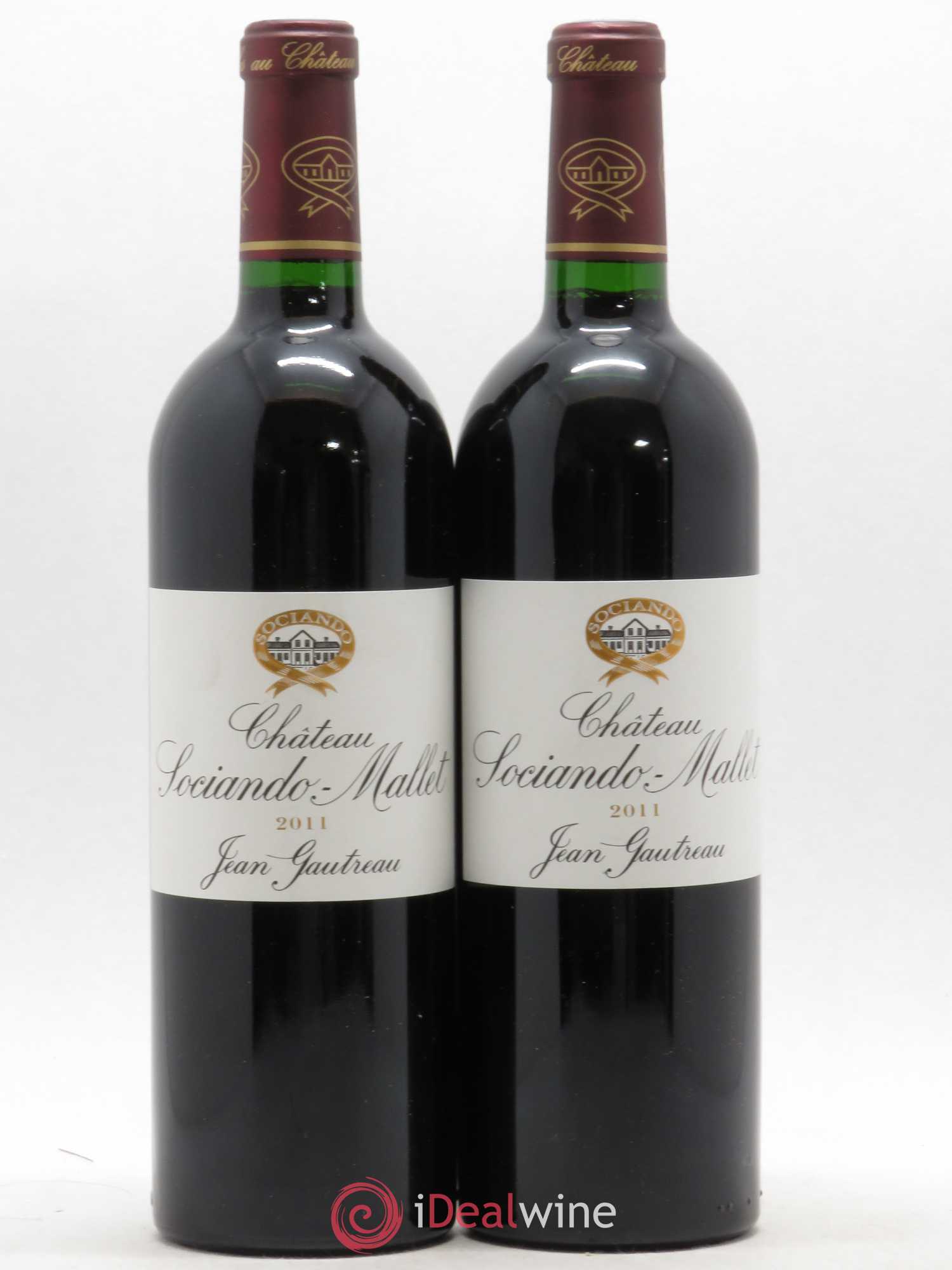 Château Sociando Mallet 2011 - Lot de 2 bouteilles - 0