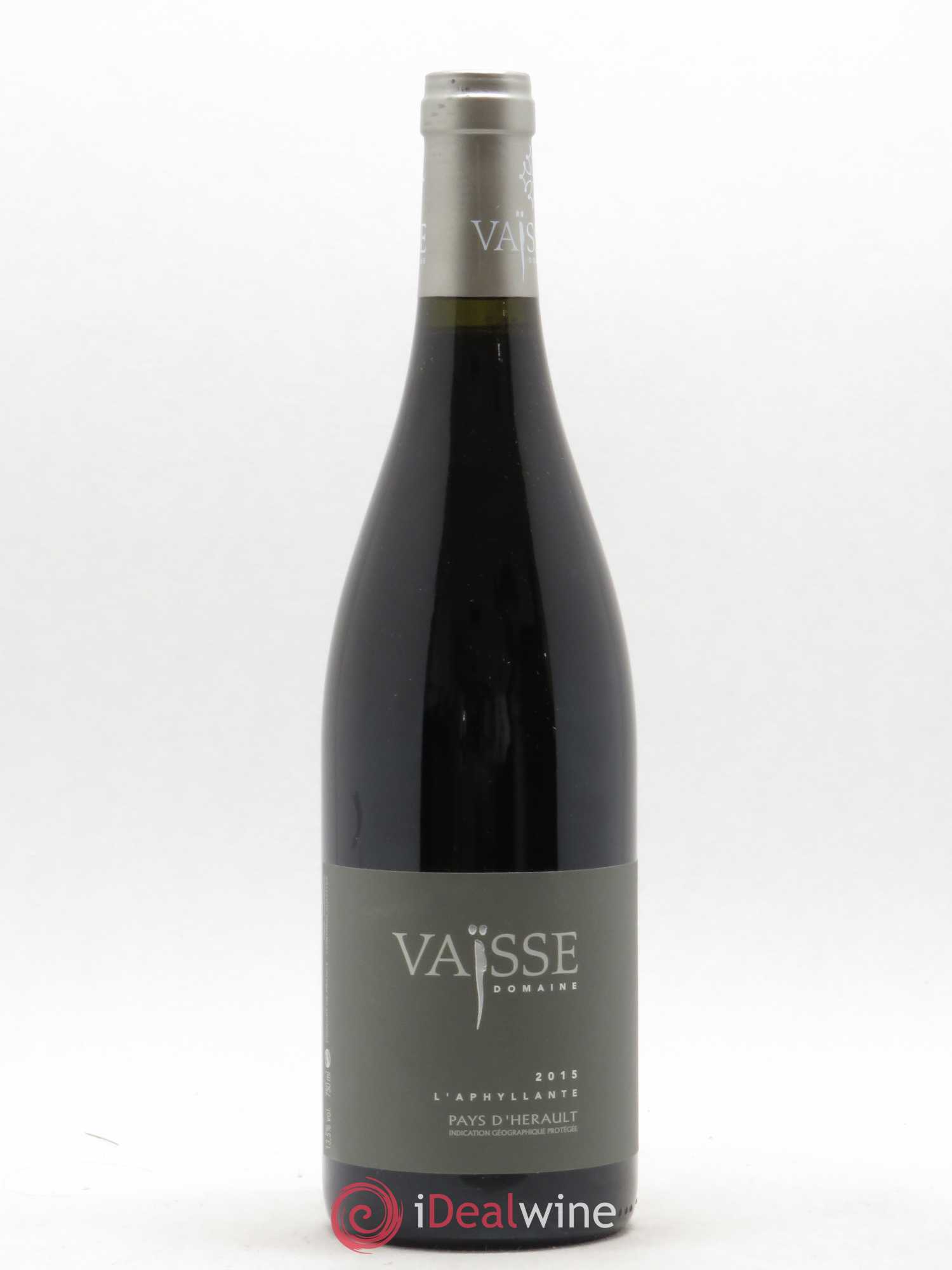 Pays d'Hérault L'Aphyllante Vaisse (Domaine) 2015 - Lot de 1 bouteille - 0