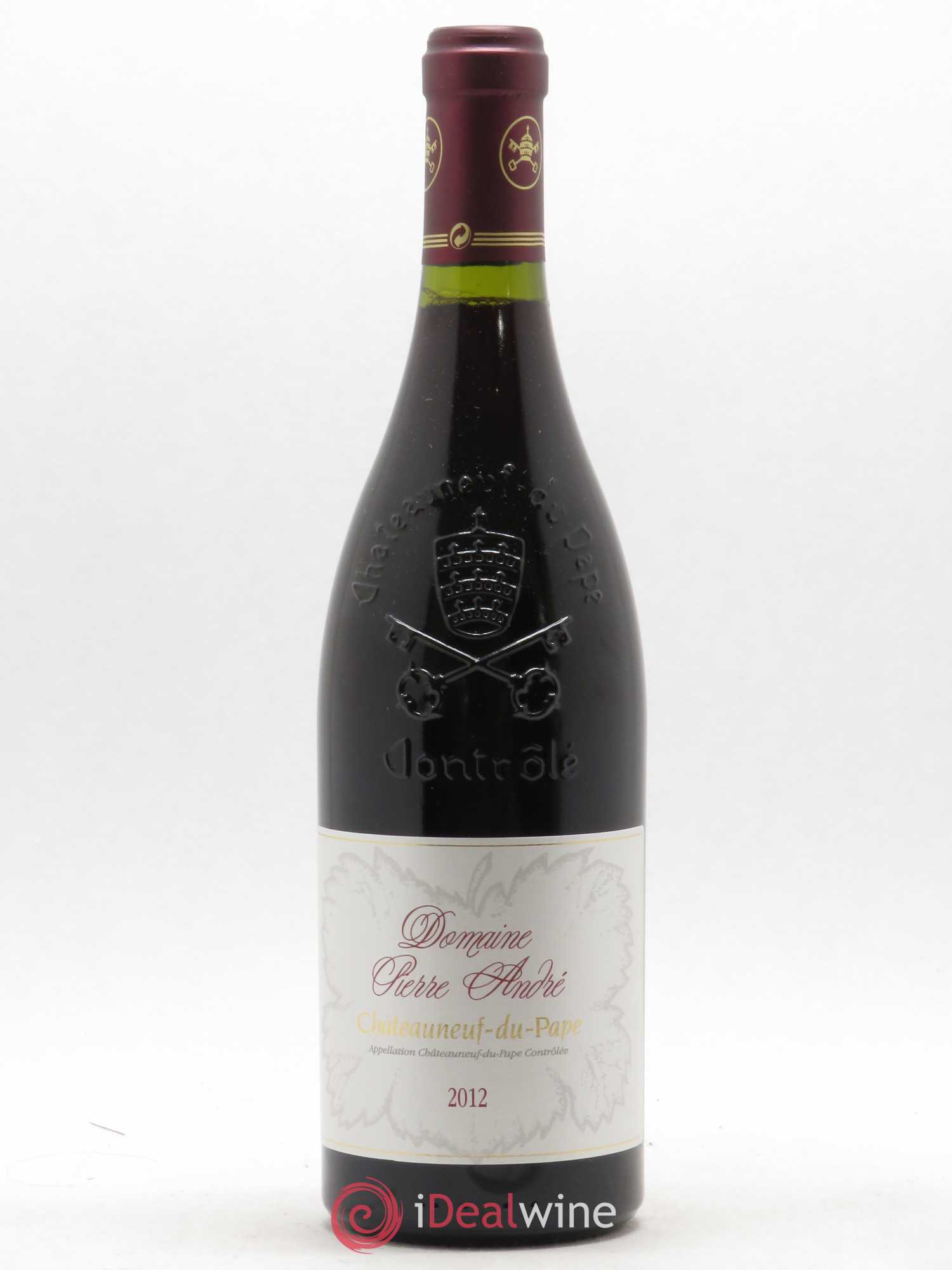 Châteauneuf-du-Pape Pierre André (Domaine) 2012 - Lot de 1 bouteille - 0