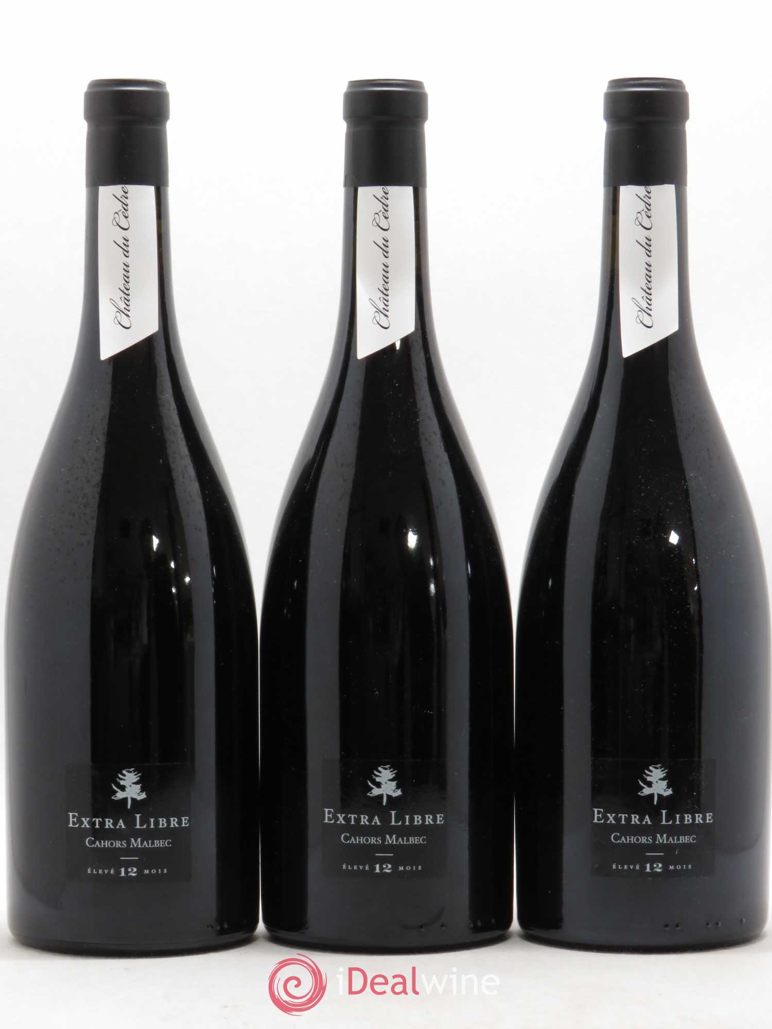 Cahors Château du Cèdre Extra Libre Pascal et Jean-Marc Verhaeghe 2017 - Lot de 6 bouteilles - 1