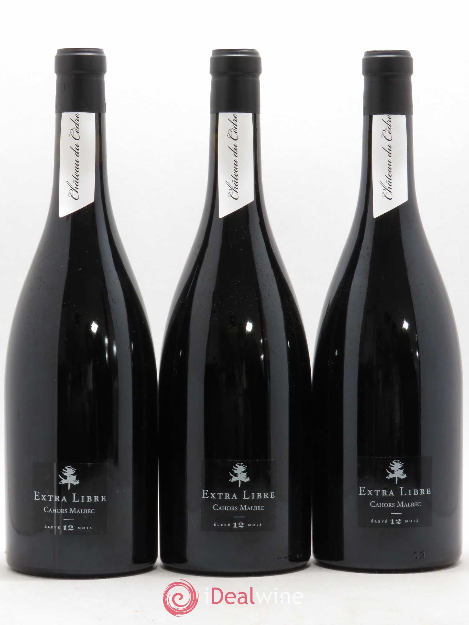 Cahors Château du Cèdre Extra Libre Pascal et Jean-Marc Verhaeghe 2017 - Lot de 6 bouteilles - 3