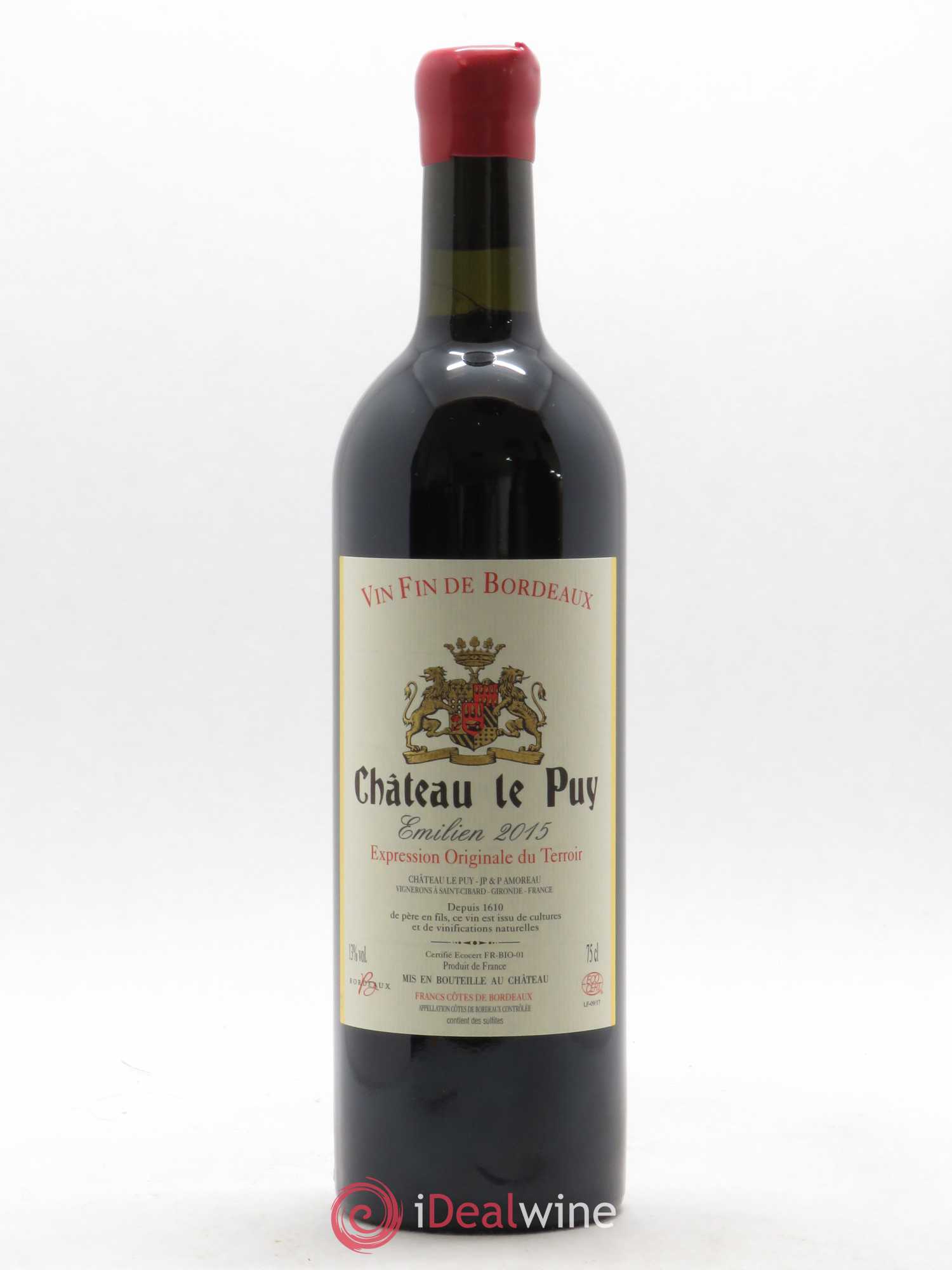 Le Puy - Cuvée Emilien 2015 - Lot de 1 bouteille - 0