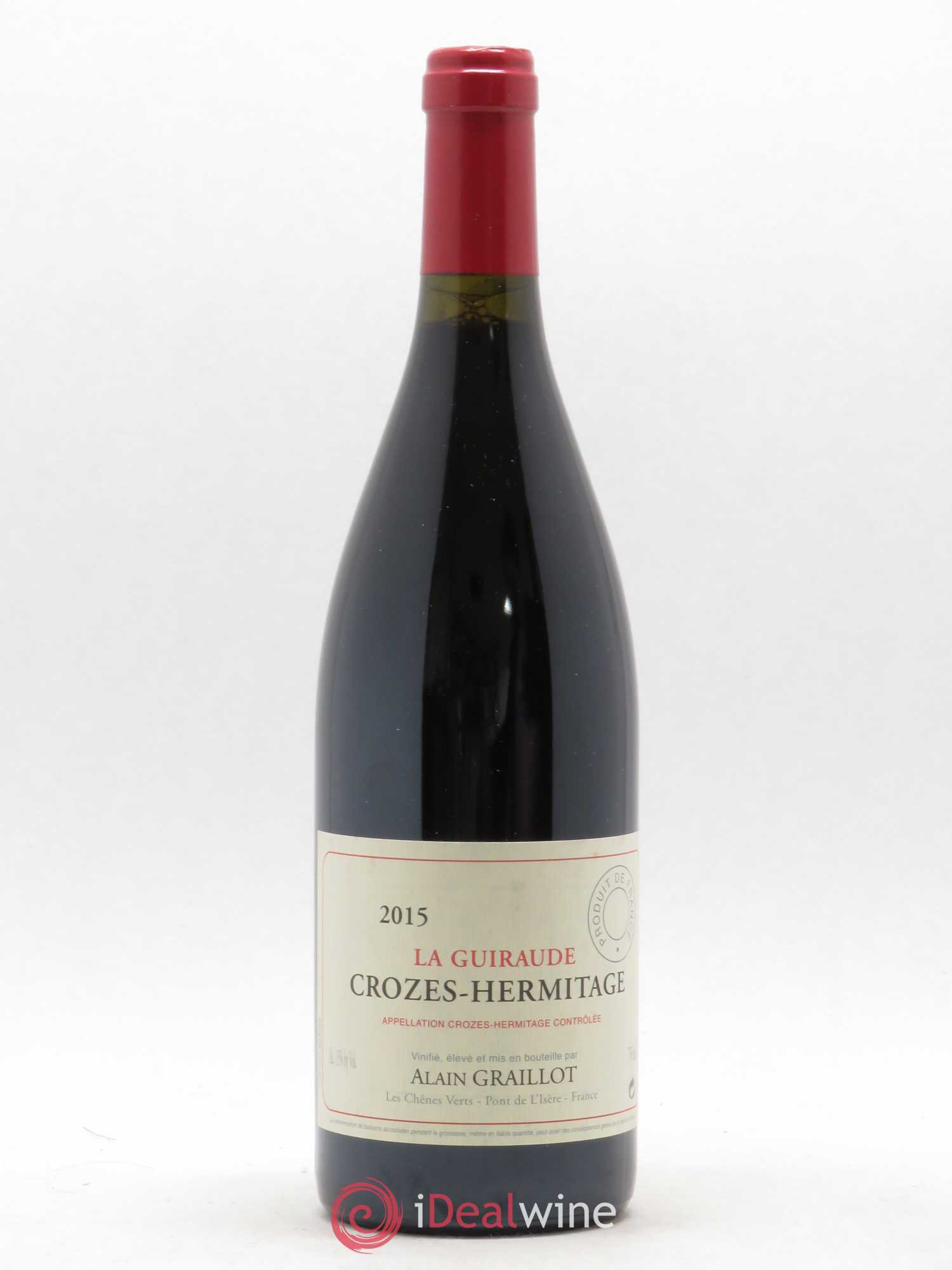 Crozes-Hermitage La Guiraude Domaine Graillot 2015 - Lot de 1 bouteille - 0
