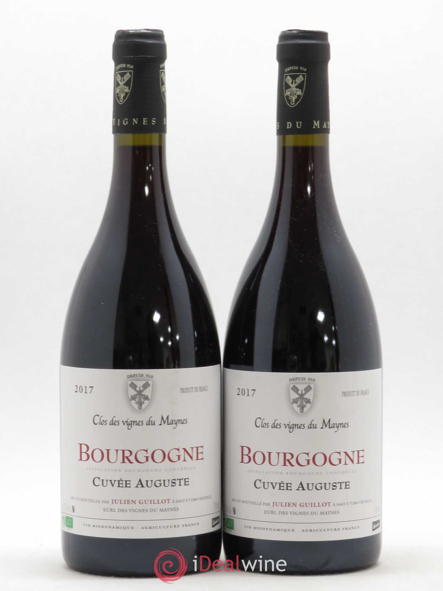 Bourgogne Cuvée Auguste Les Vignes du Maynes 2017 - Lot de 2 bouteilles - 0