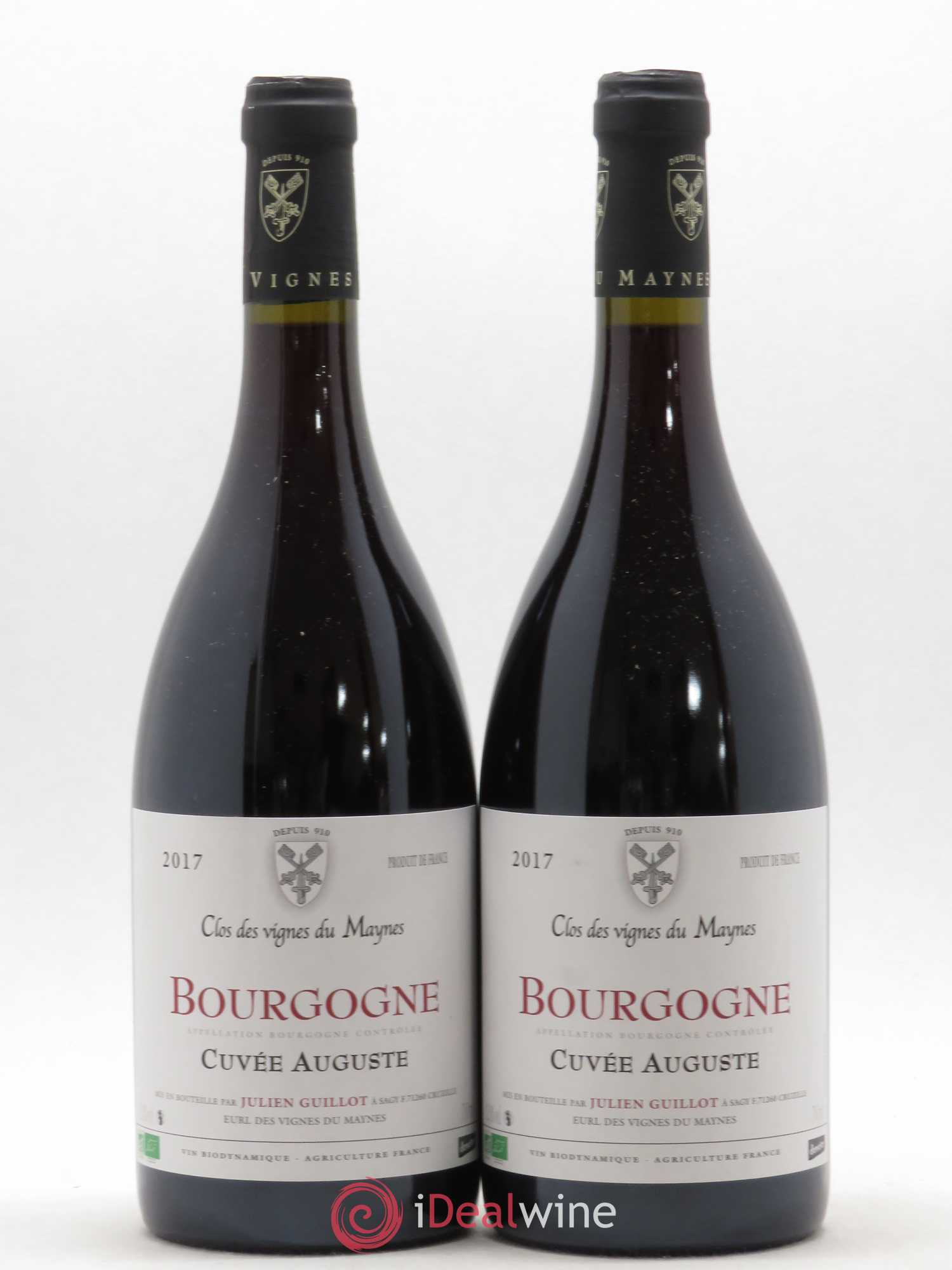 Bourgogne Cuvée Auguste Les Vignes du Maynes 2017 - Lot de 2 bouteilles - 0