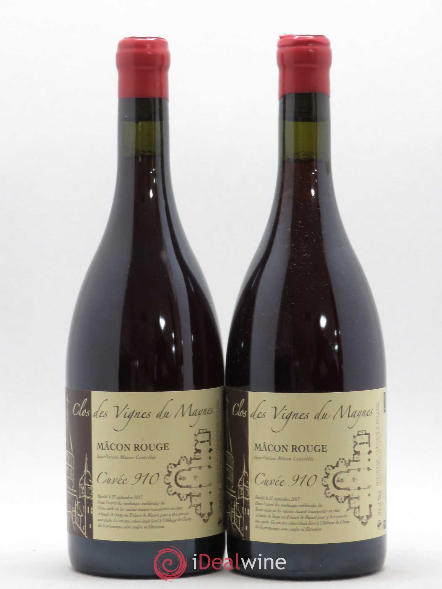 Mâcon Cuvée 910 Les Vignes du Maynes 2017 - Lot de 2 bouteilles - 0
