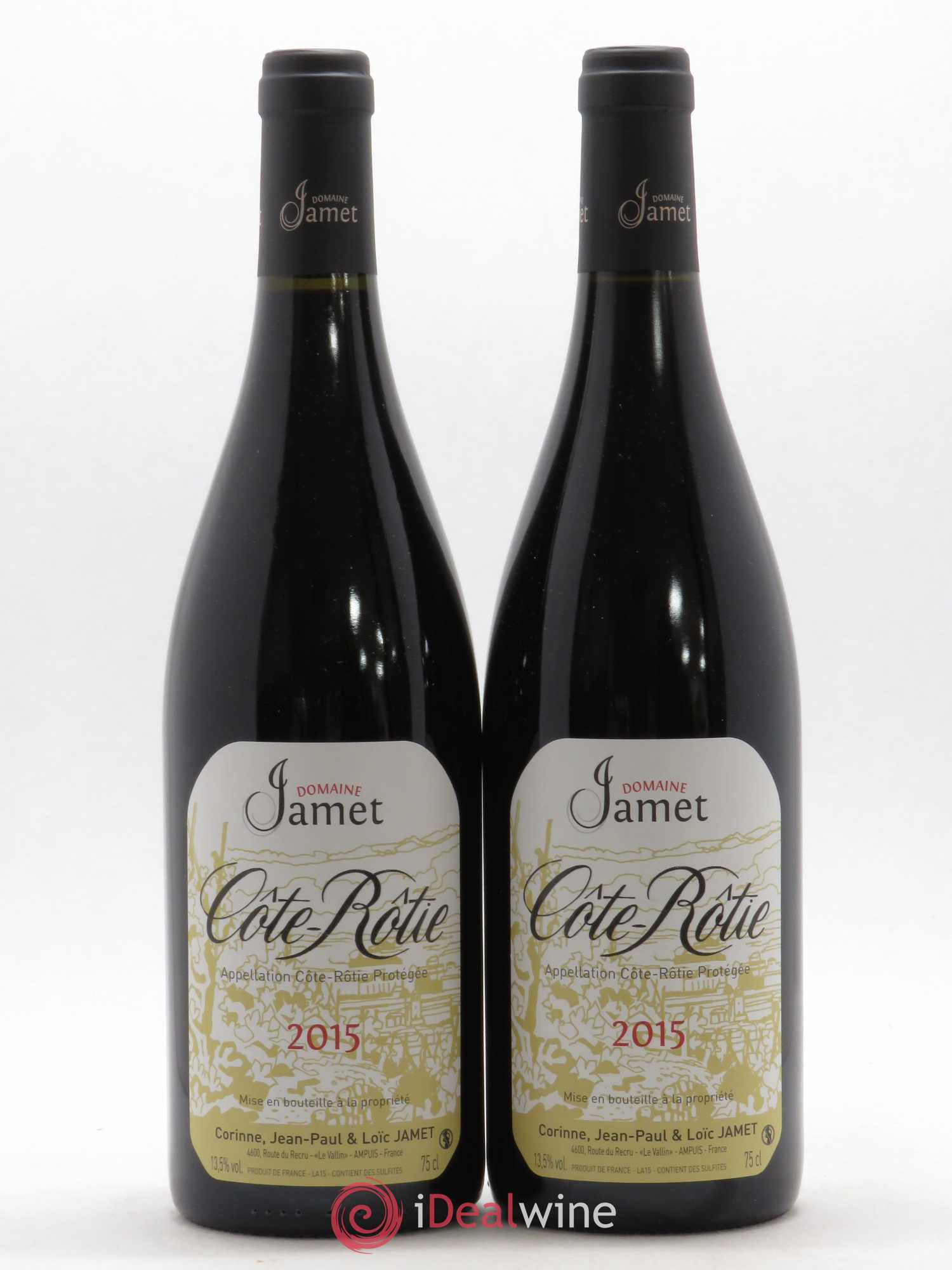 Côte-Rôtie Jamet (Domaine) 2015 - Lot de 2 bouteilles - 0