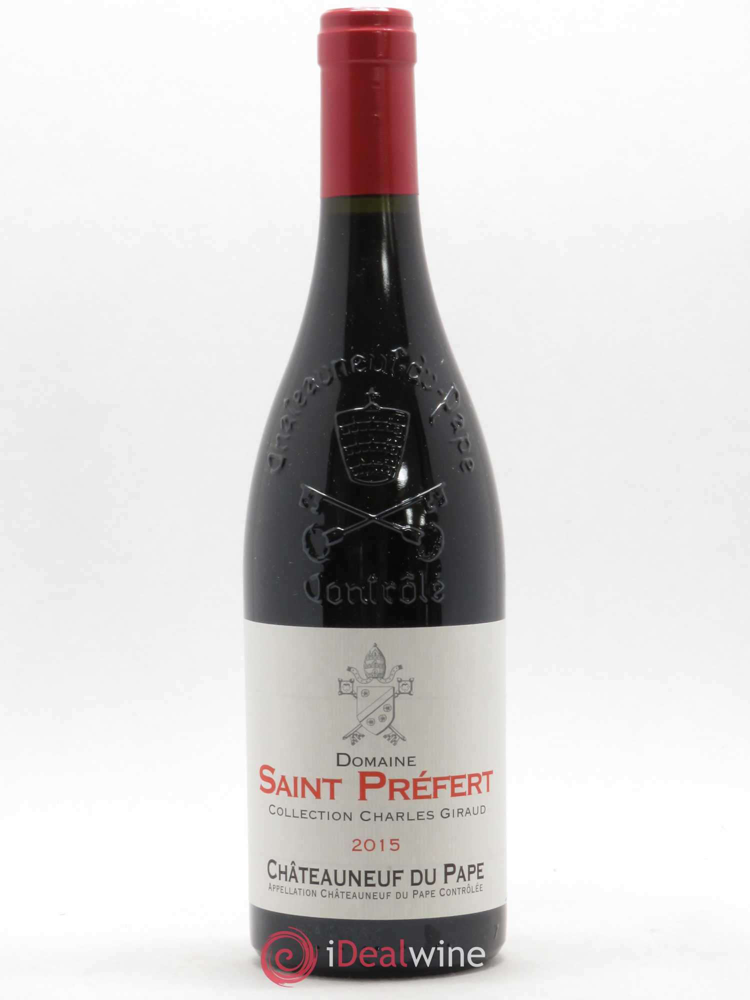 Châteauneuf-du-Pape Collection Charles Giraud Domaine Saint-Préfert 2015 - Lot de 1 bouteille - 0