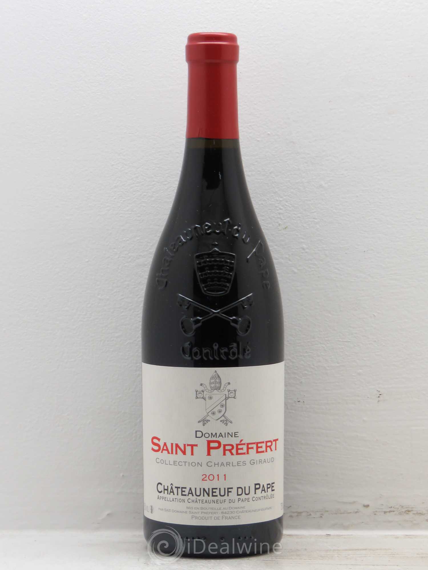 Châteauneuf-du-Pape Collection Charles Giraud Domaine Saint-Préfert 2011 - Lot de 6 bouteilles - 0