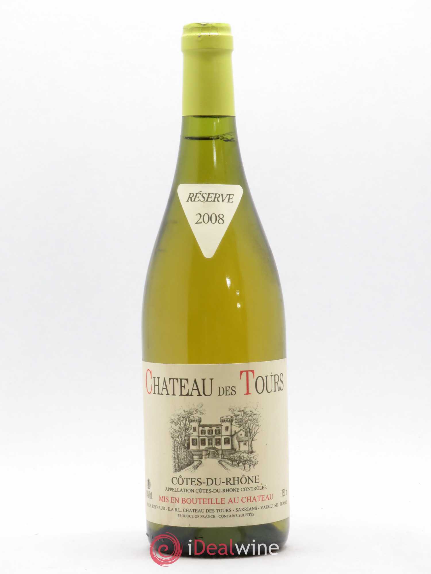 Côtes-du-Rhône Château des Tours Emmanuel Reynaud 2008 - Lot de 1 bouteille - 0