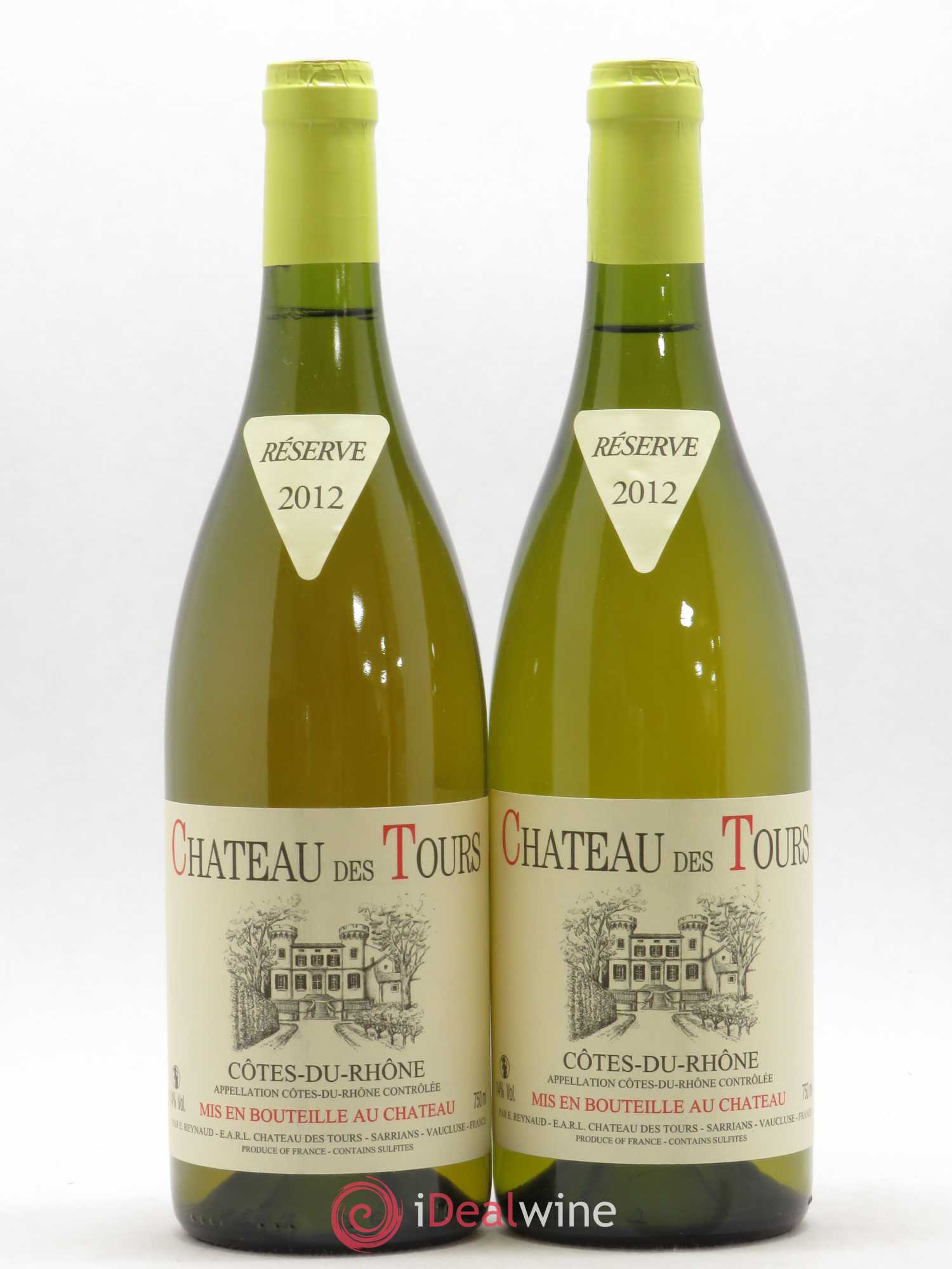 Côtes-du-Rhône Château des Tours Emmanuel Reynaud 2012 - Lot de 2 bouteilles - 0