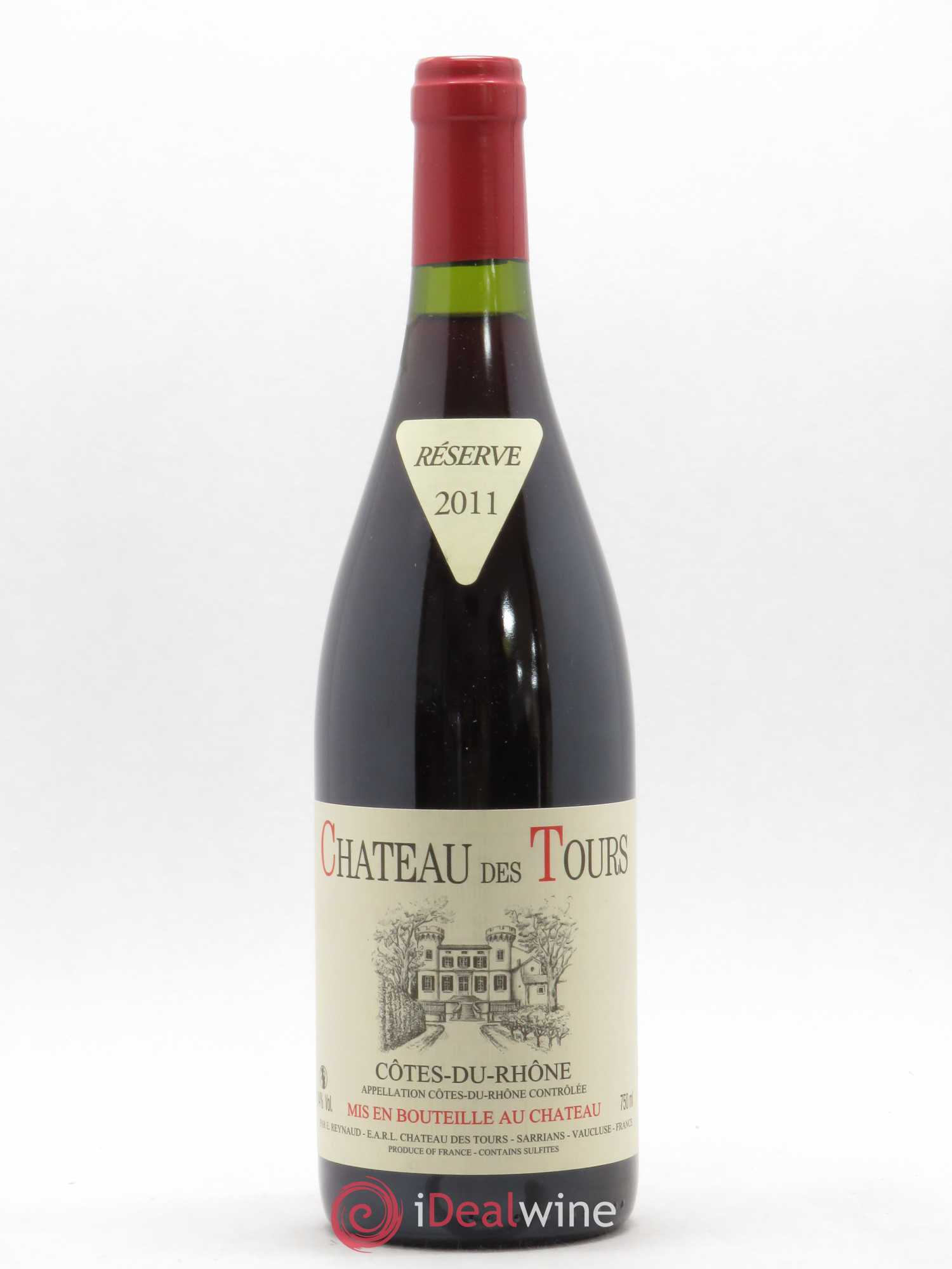 Côtes-du-Rhône Château des Tours Emmanuel Reynaud 2011 - Lot de 1 bouteille - 0