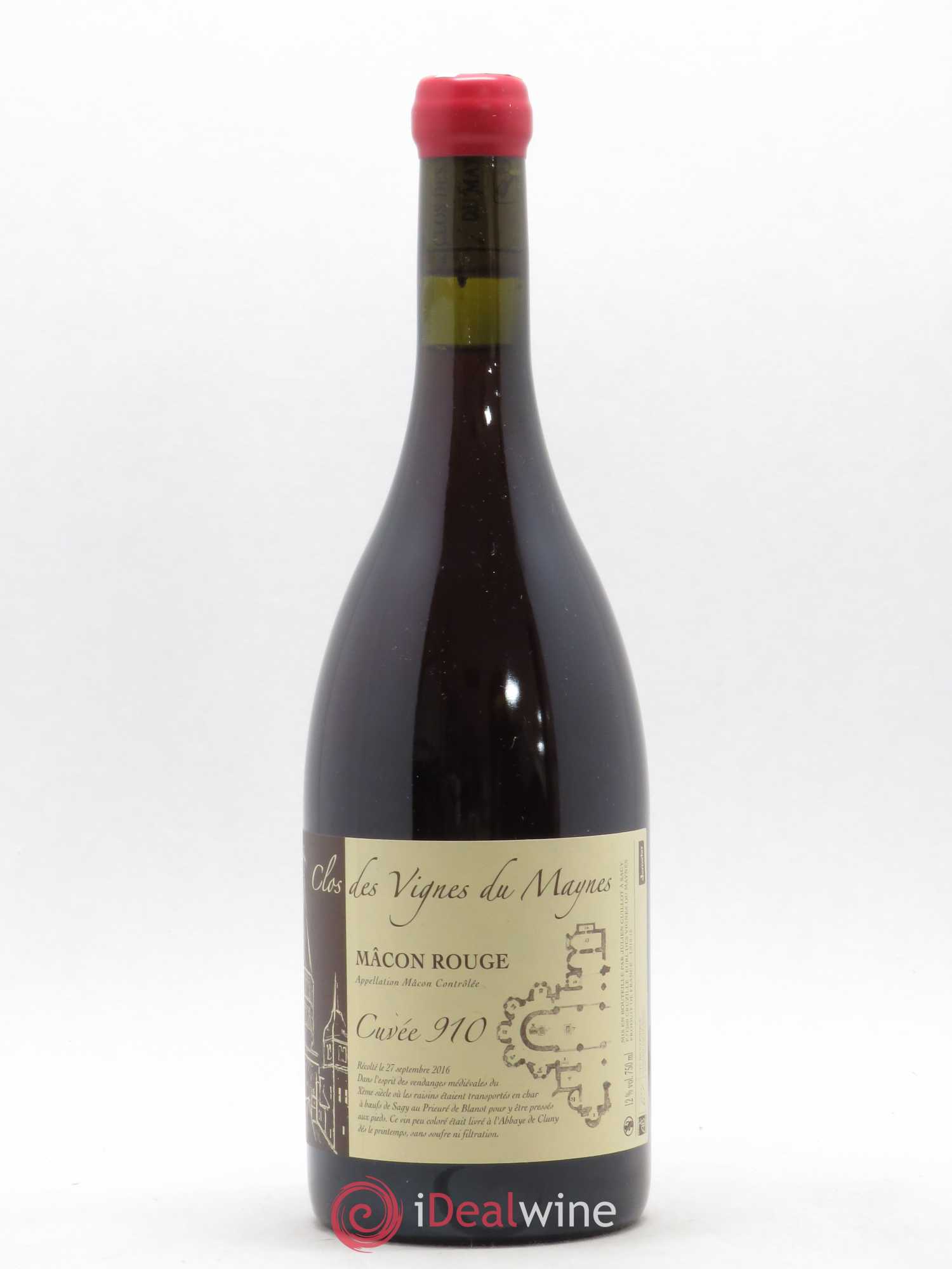 Mâcon Cuvée 910 Les Vignes du Maynes 2016 - Lot de 1 bouteille - 0