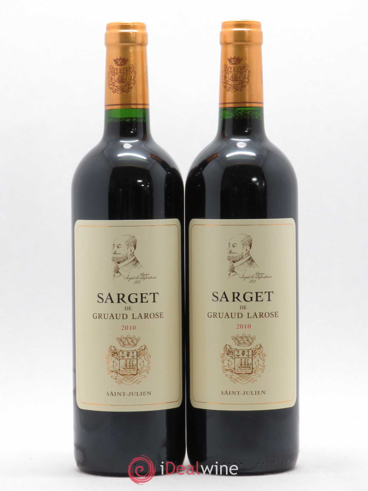 Sarget de Gruaud Larose Second Vin 2010 - Lot de 2 bouteilles - 0