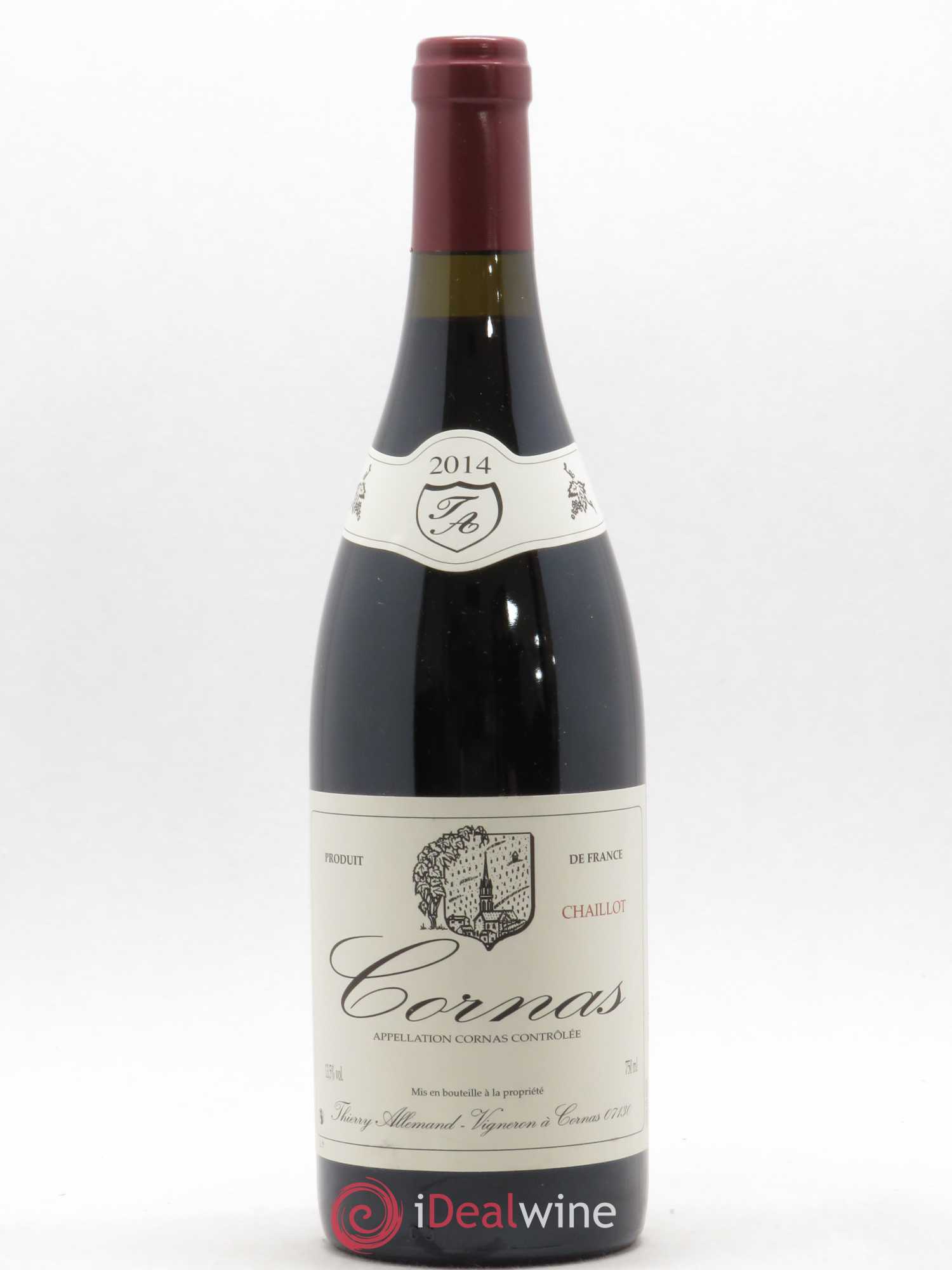 Cornas Chaillot Thierry Allemand 2014 - Lot de 1 bouteille - 0