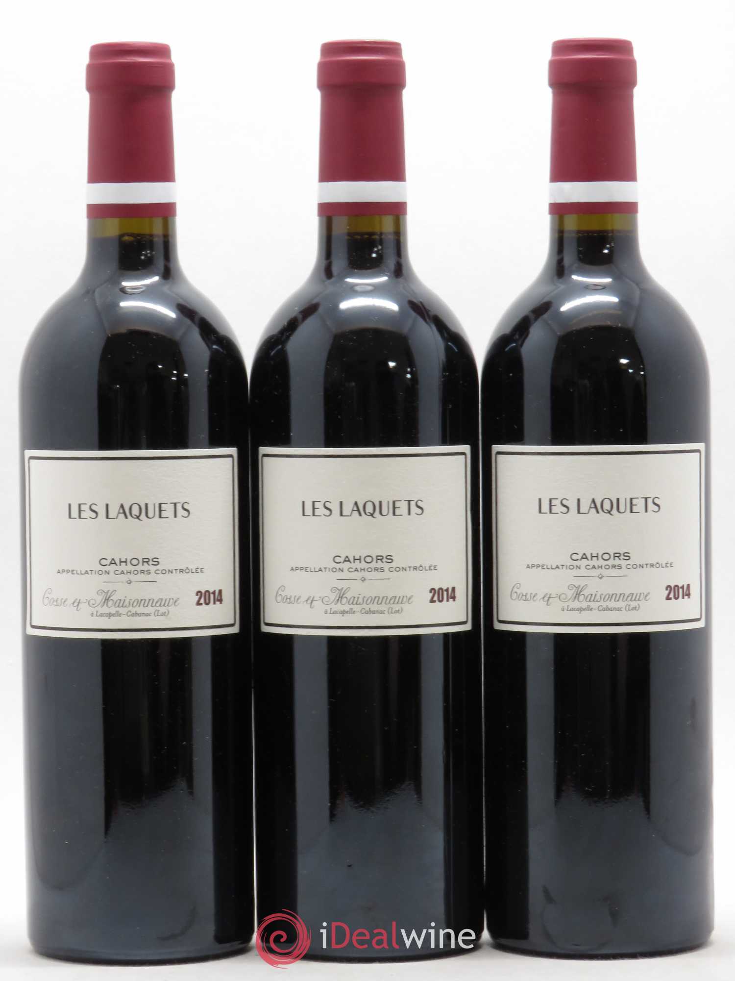 Cahors Les Laquets Cosse-Maisonneuve (Domaine) 2014 - Lot de 3 bouteilles - 0