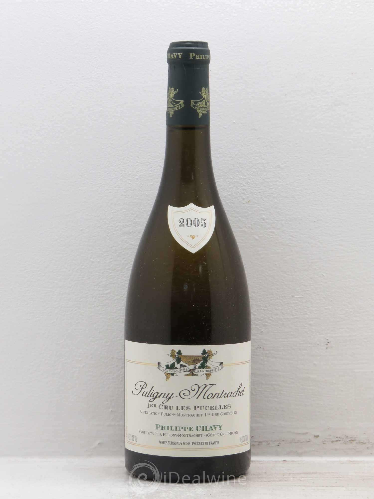 Puligny-Montrachet 1er Cru Les Pucelles Alain Chavy 2005 - Lot de 1 bouteille - 0