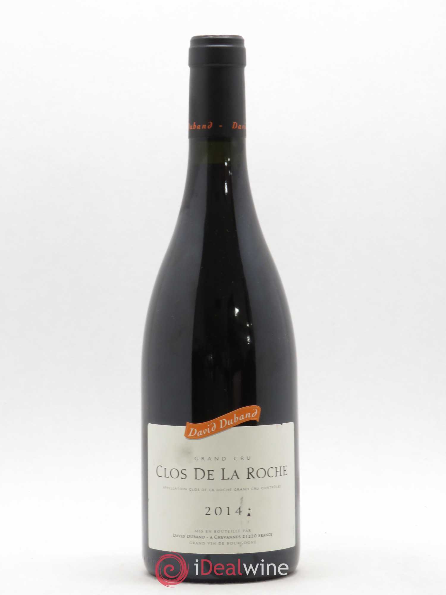 Clos de la Roche Grand Cru David Duband (Domaine) 2014 - Lot de 1 bouteille - 0