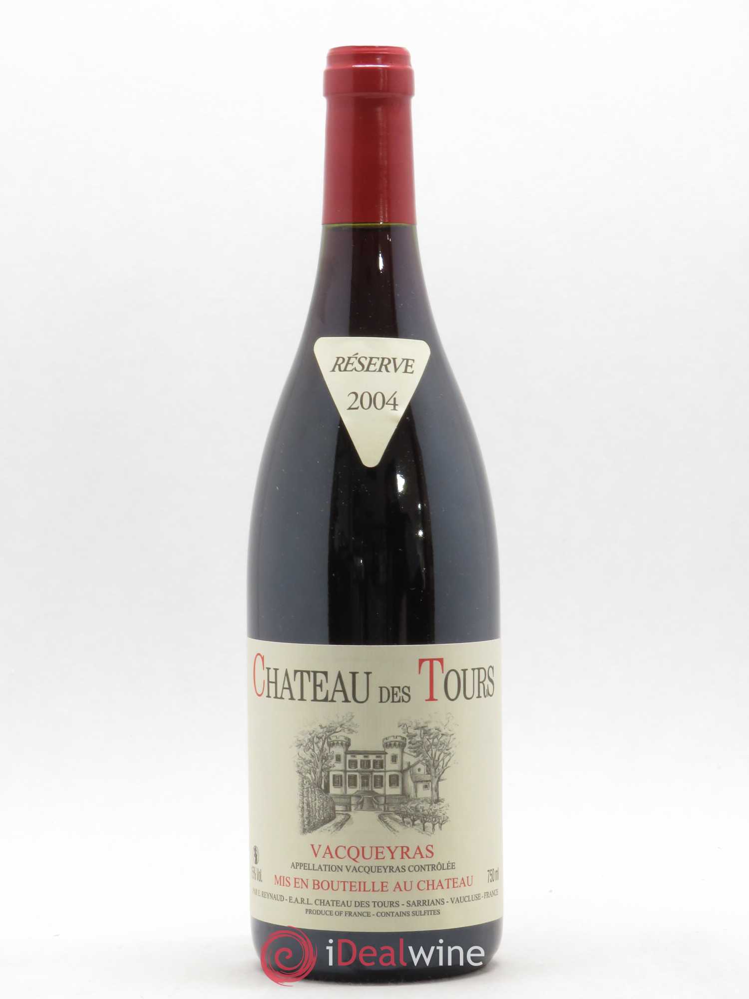 Vacqueyras Château des Tours Emmanuel Reynaud 2004 - Lot de 1 bouteille - 0