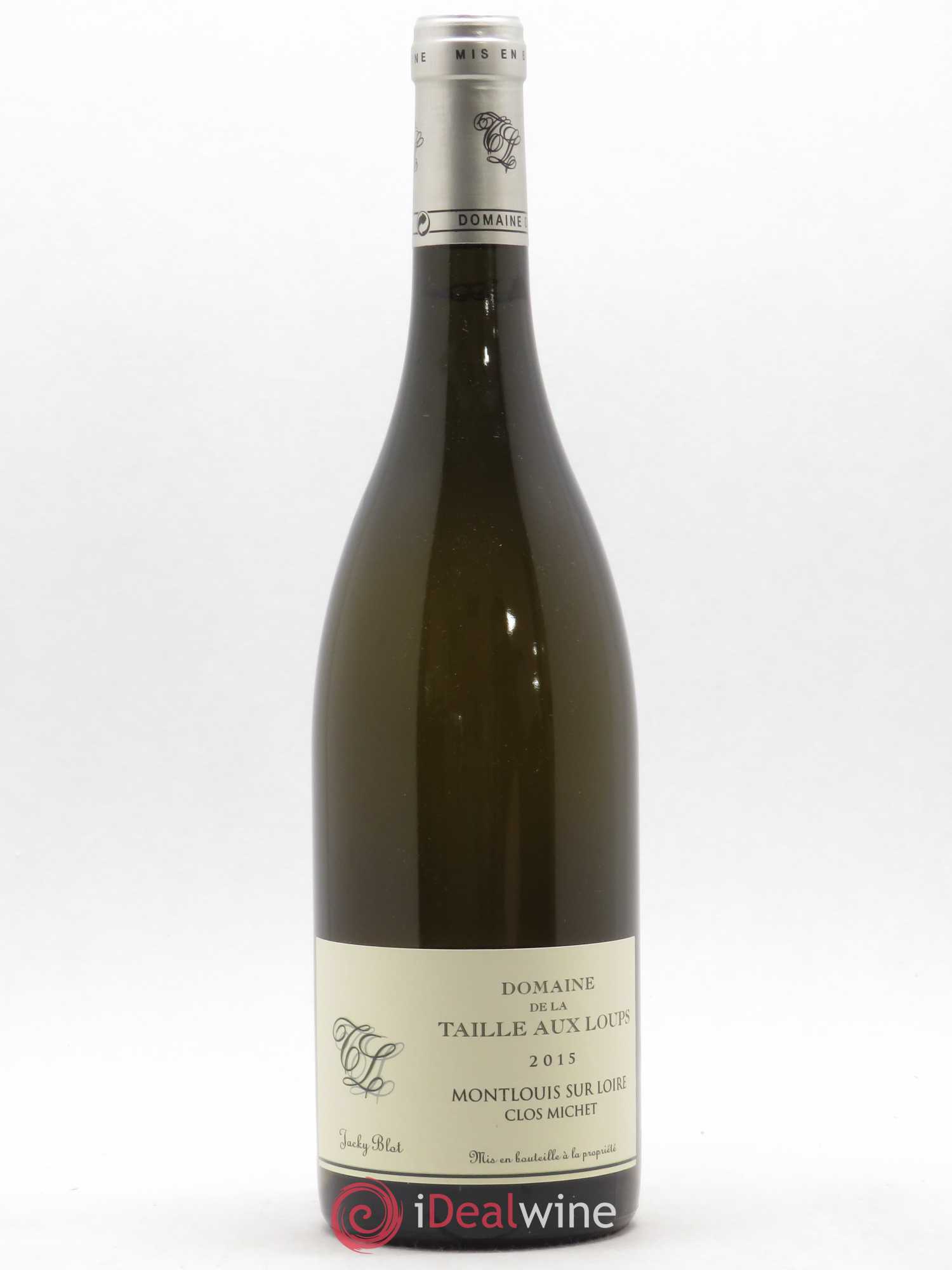 Montlouis-sur-Loire Clos Michet La Taille aux Loups - Jacky Blot 2015 - Posten von 1 Flasche - 0