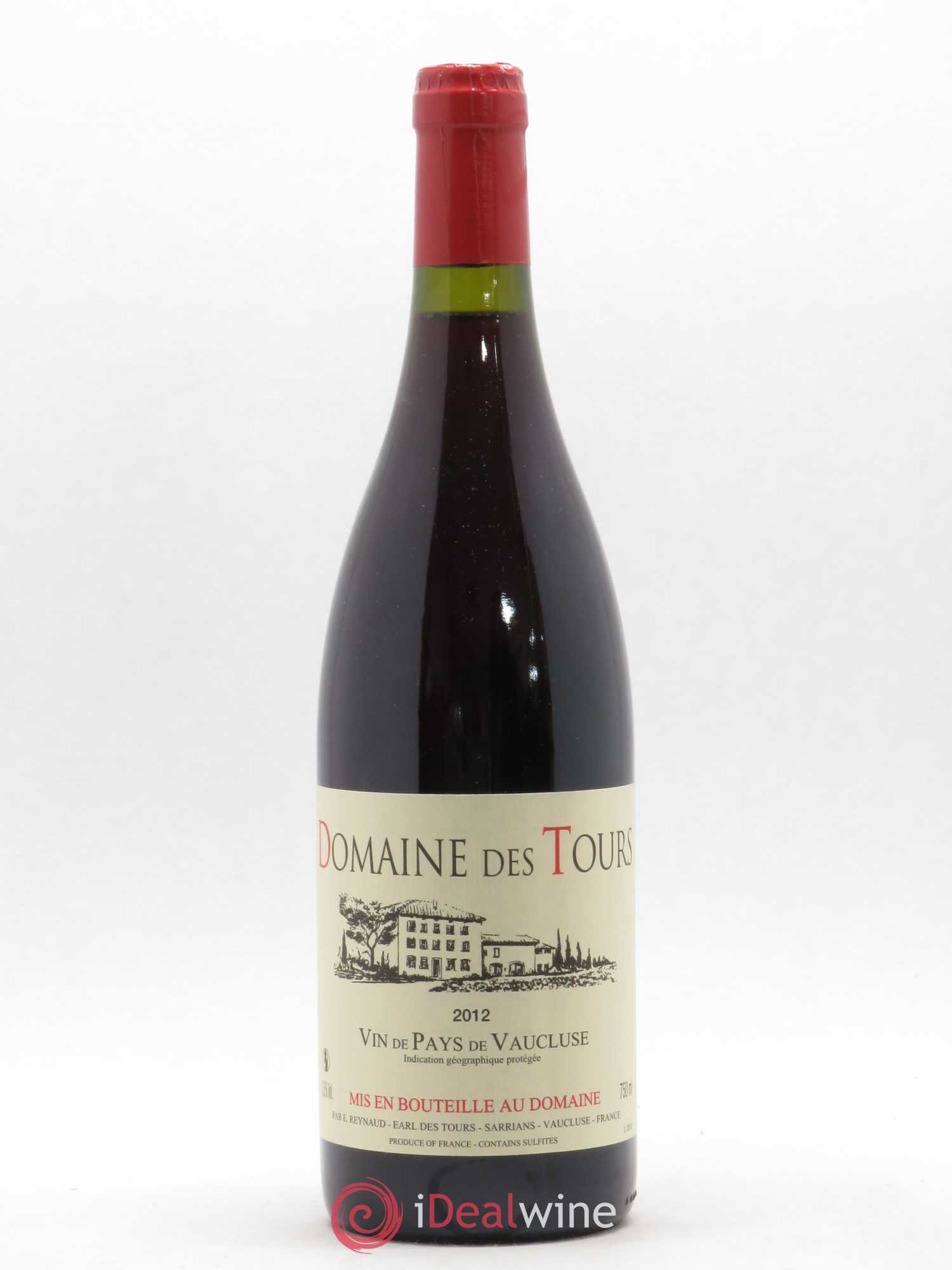 Vaucluse (Vin de Pays de Vaucluse) Domaine des Tours Emmanuel Reynaud 2012 - Lot de 1 bouteille - 0