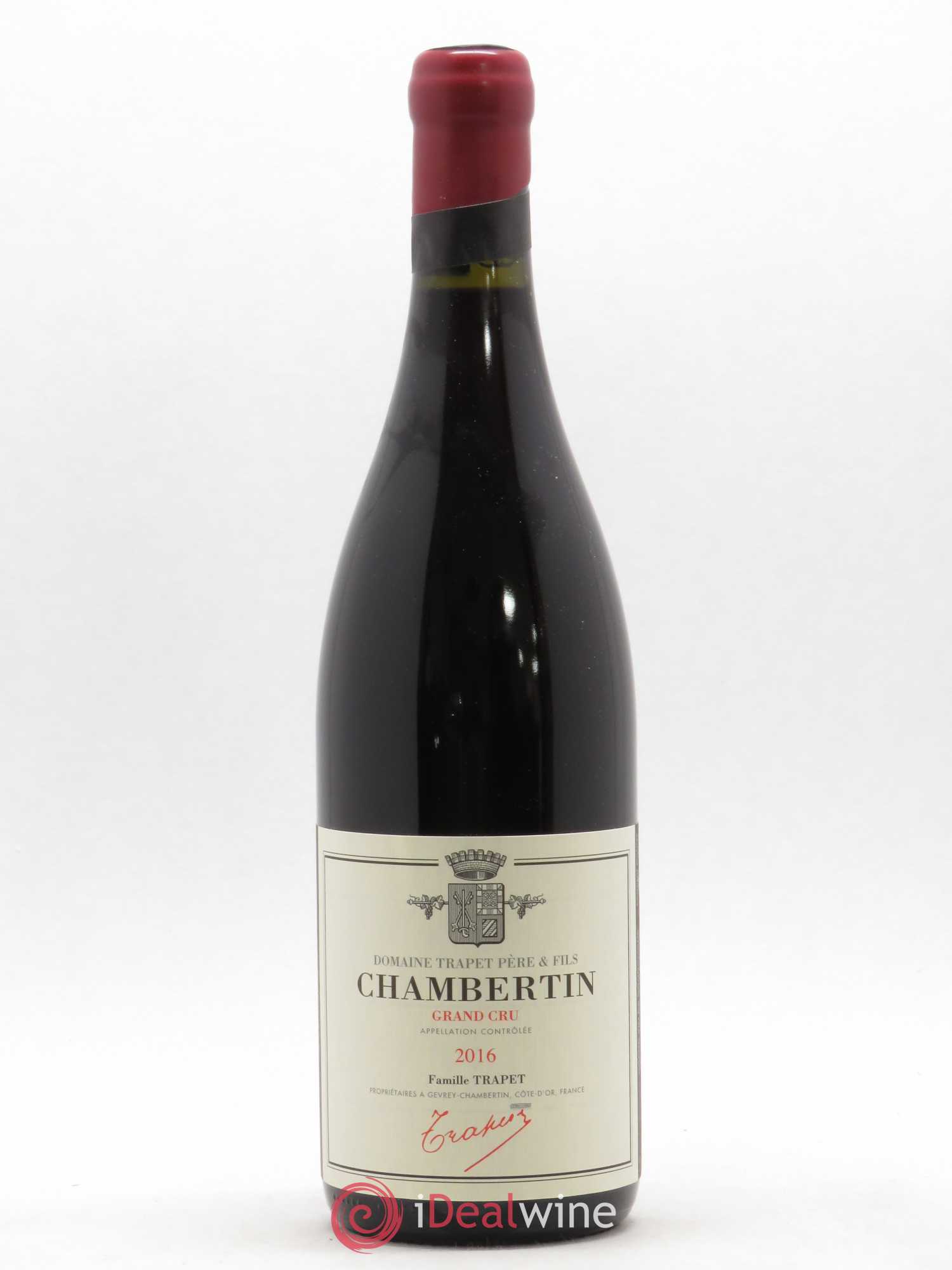 Chambertin Grand Cru Domaine Trapet 2016 - Lot de 1 bouteille - 0