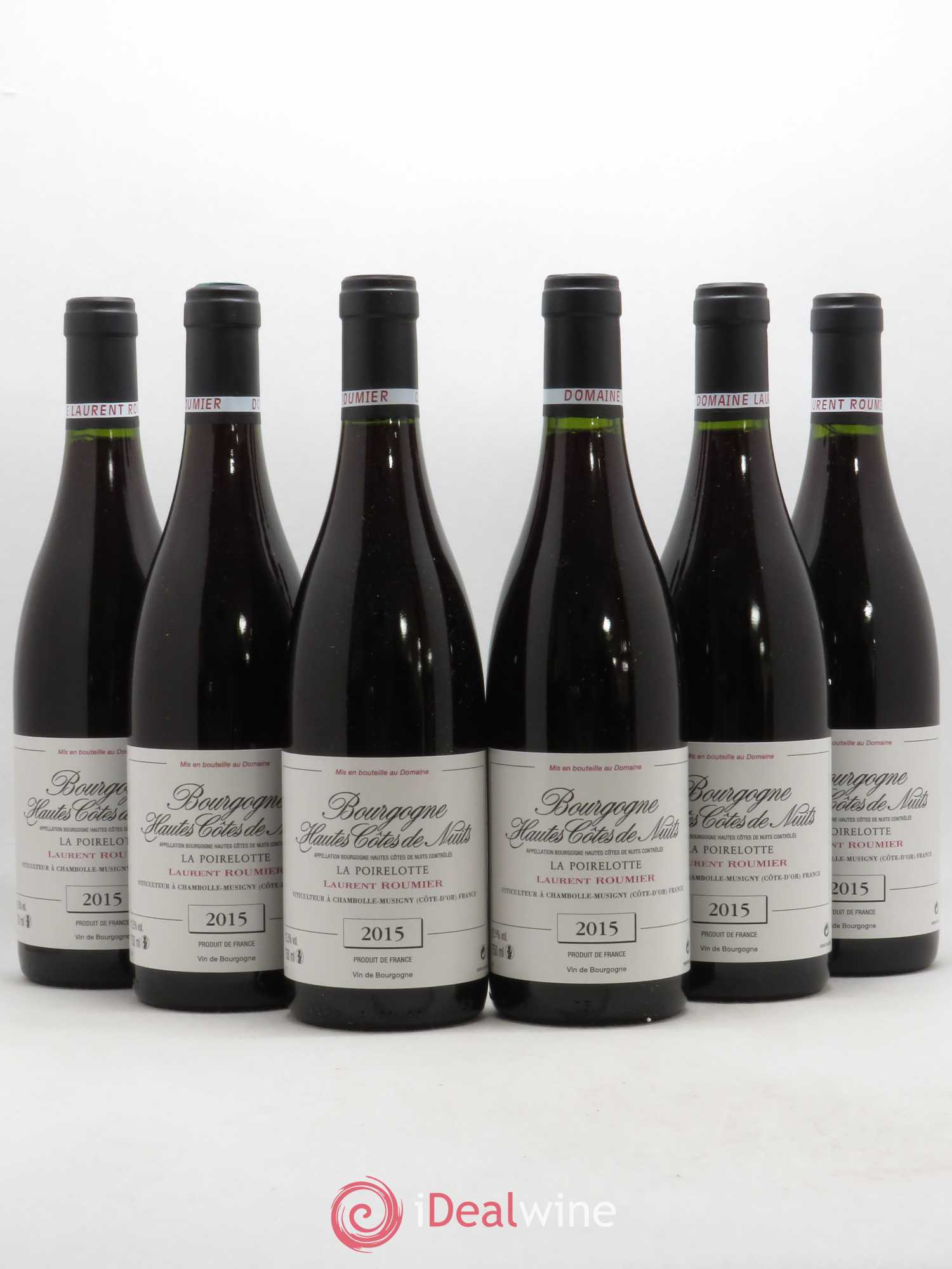 Hautes-Côtes de Nuits La Poirelotte Laurent Roumier 2015 - Lot de 6 bouteilles - 0