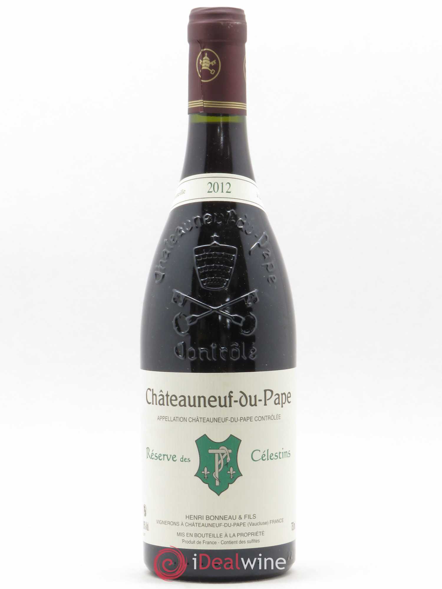 Châteauneuf-du-Pape Réserve des Célestins Henri Bonneau & Fils 2012 - Lot de 1 bouteille - 0