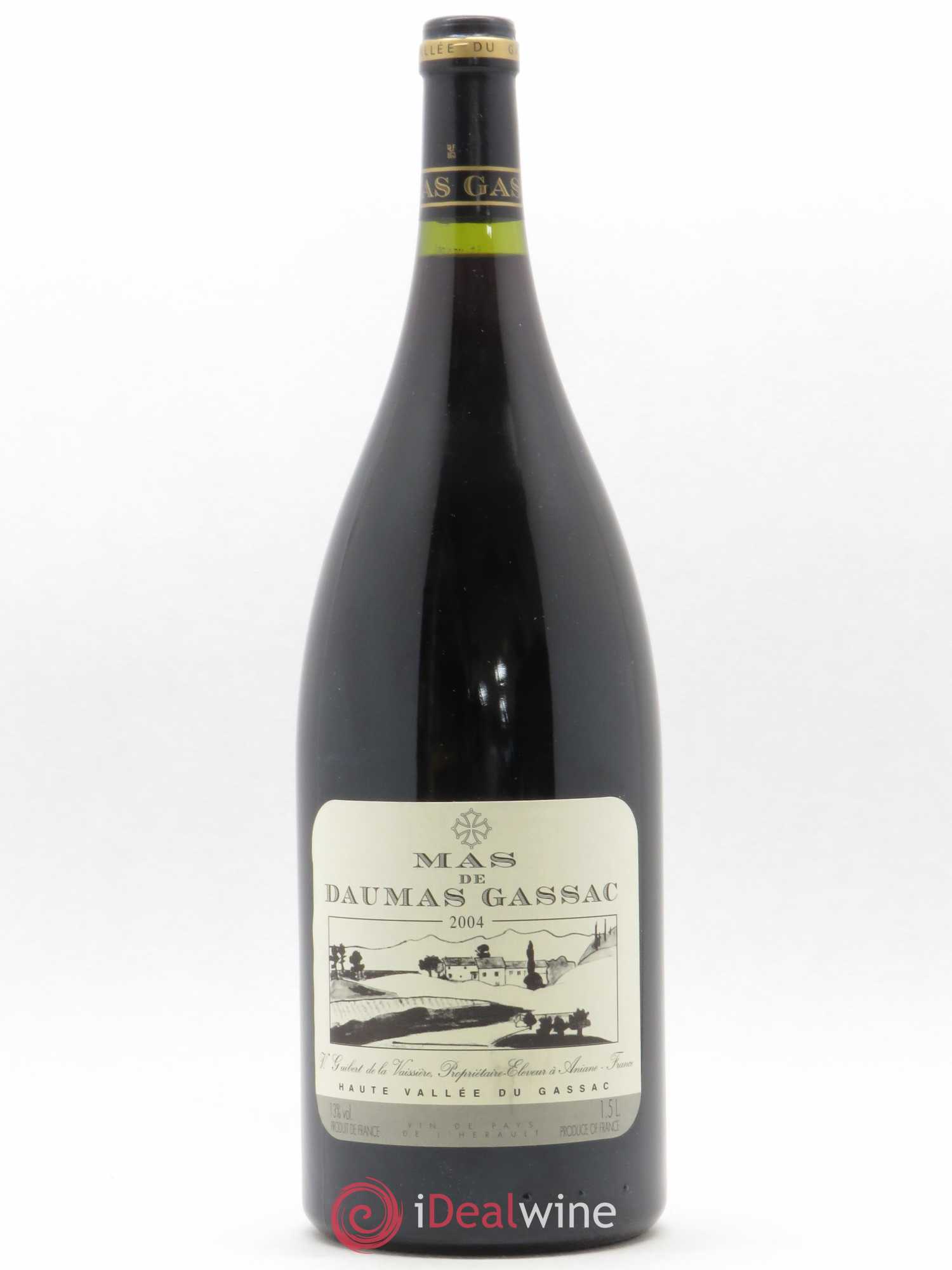 Saint-Guilhem-le-Désert - Cité d'Aniane Mas Daumas Gassac Famille Guibert de La Vaissière 2004 - Lot de 1 magnum - 0