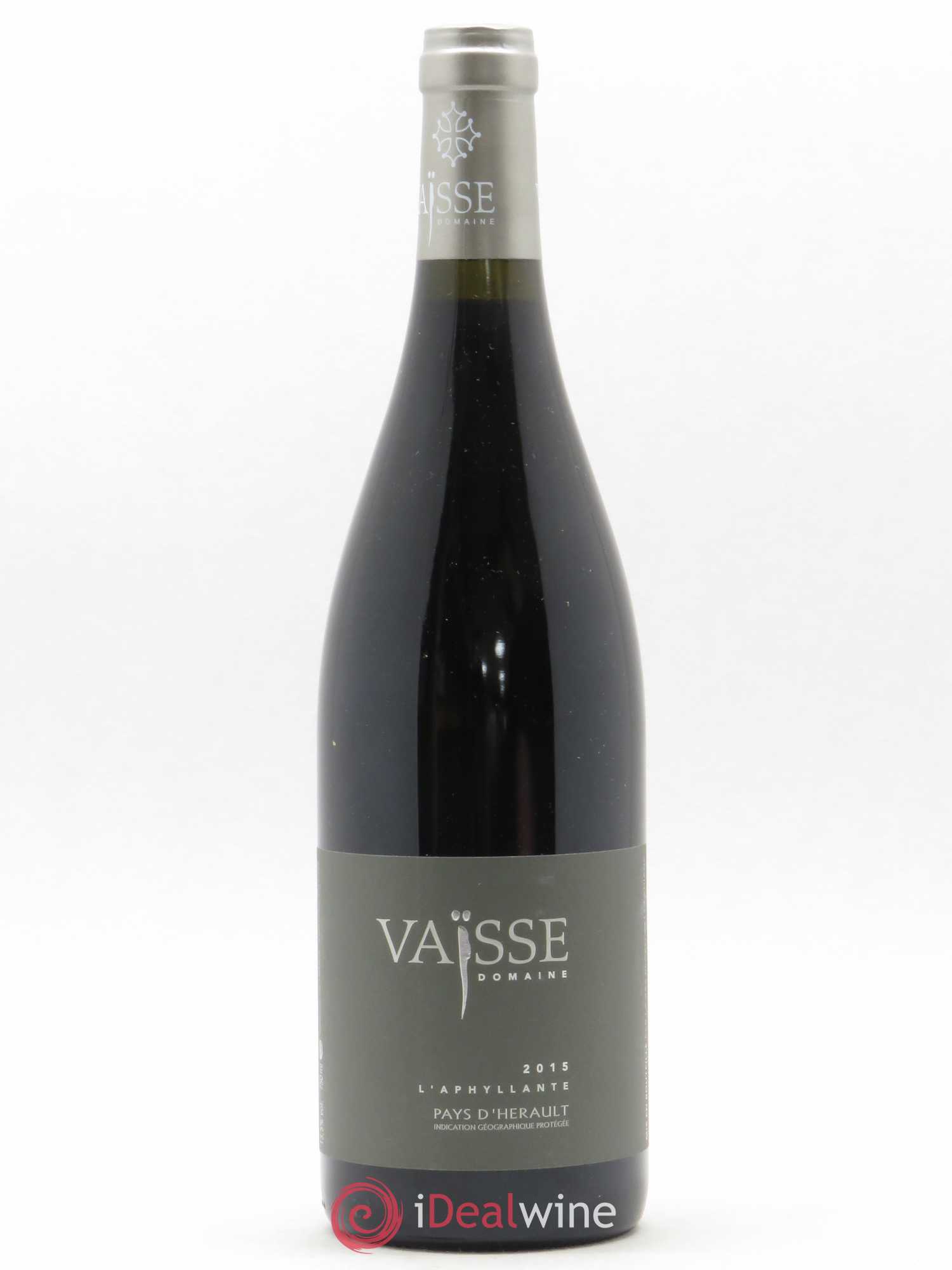 Pays d'Hérault L'Aphyllante Vaisse (Domaine) 2015 - Lot de 1 bouteille - 0