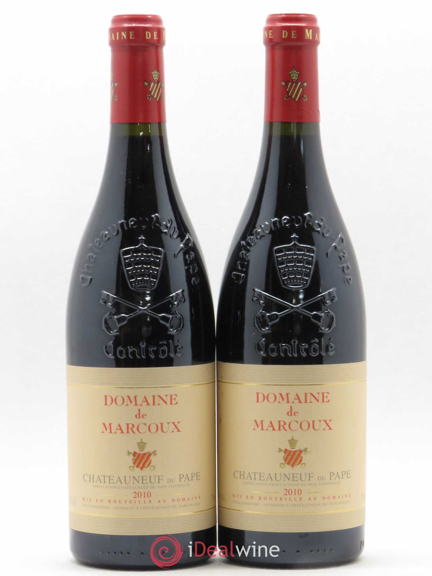 Châteauneuf-du-Pape Marcoux (Domaine de) 2010 - Lot de 2 bouteilles - 0
