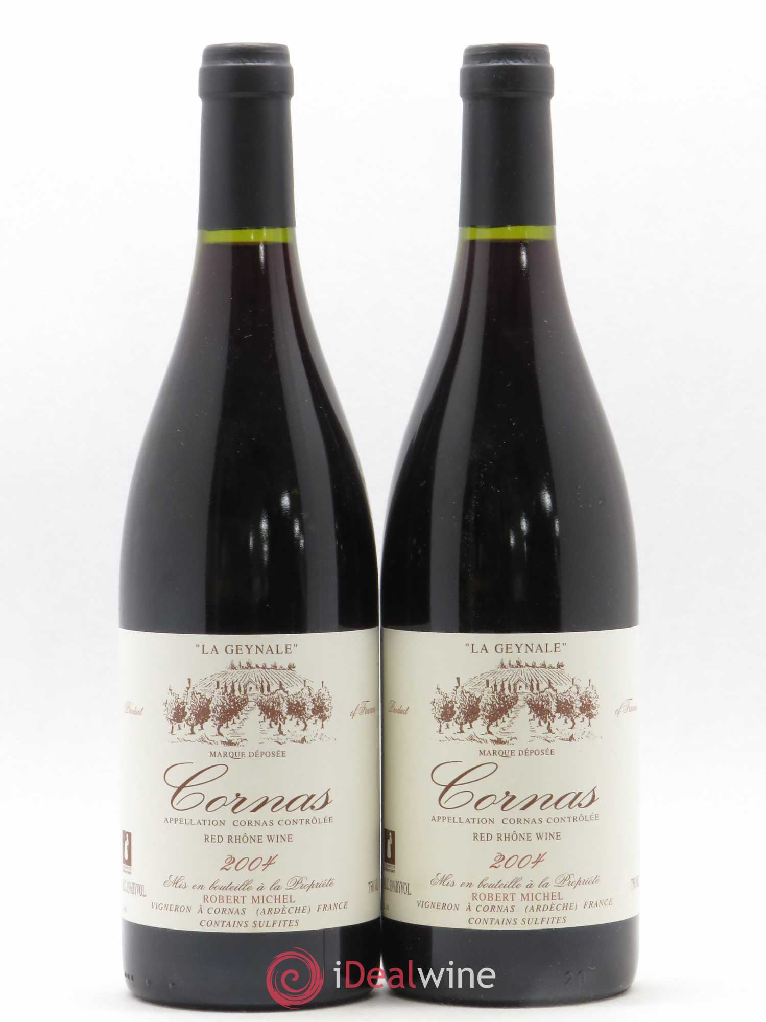 Cornas La Geynale Robert Michel 2004 - Lot de 2 bouteilles - 0