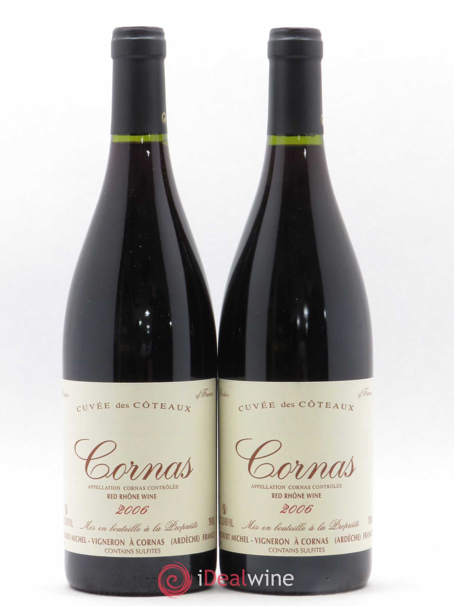Cornas Cuvée des Coteaux Robert Michel 2006 - Lot de 2 bouteilles - 0